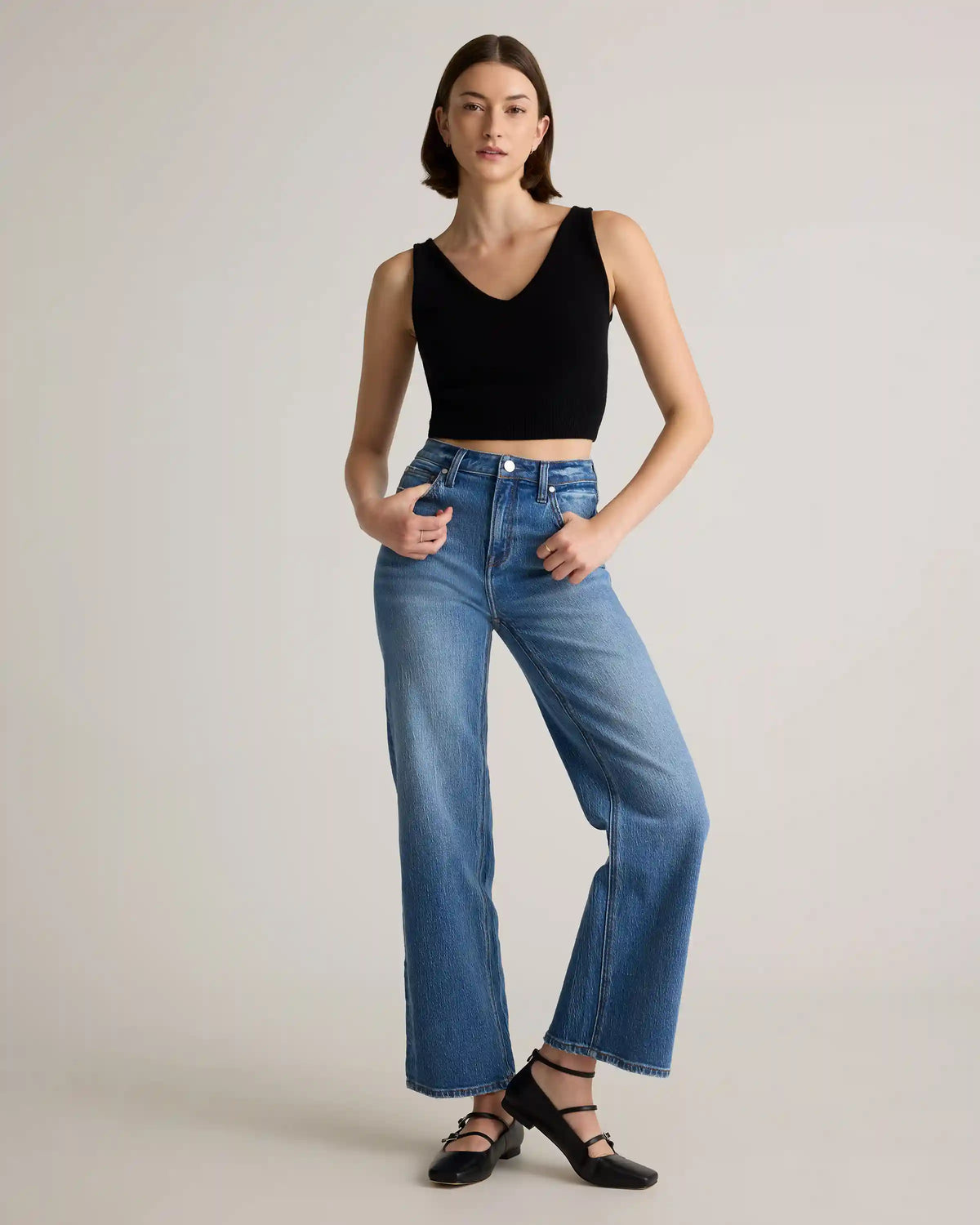 Bella Stretch Relaxed Straight Jeans