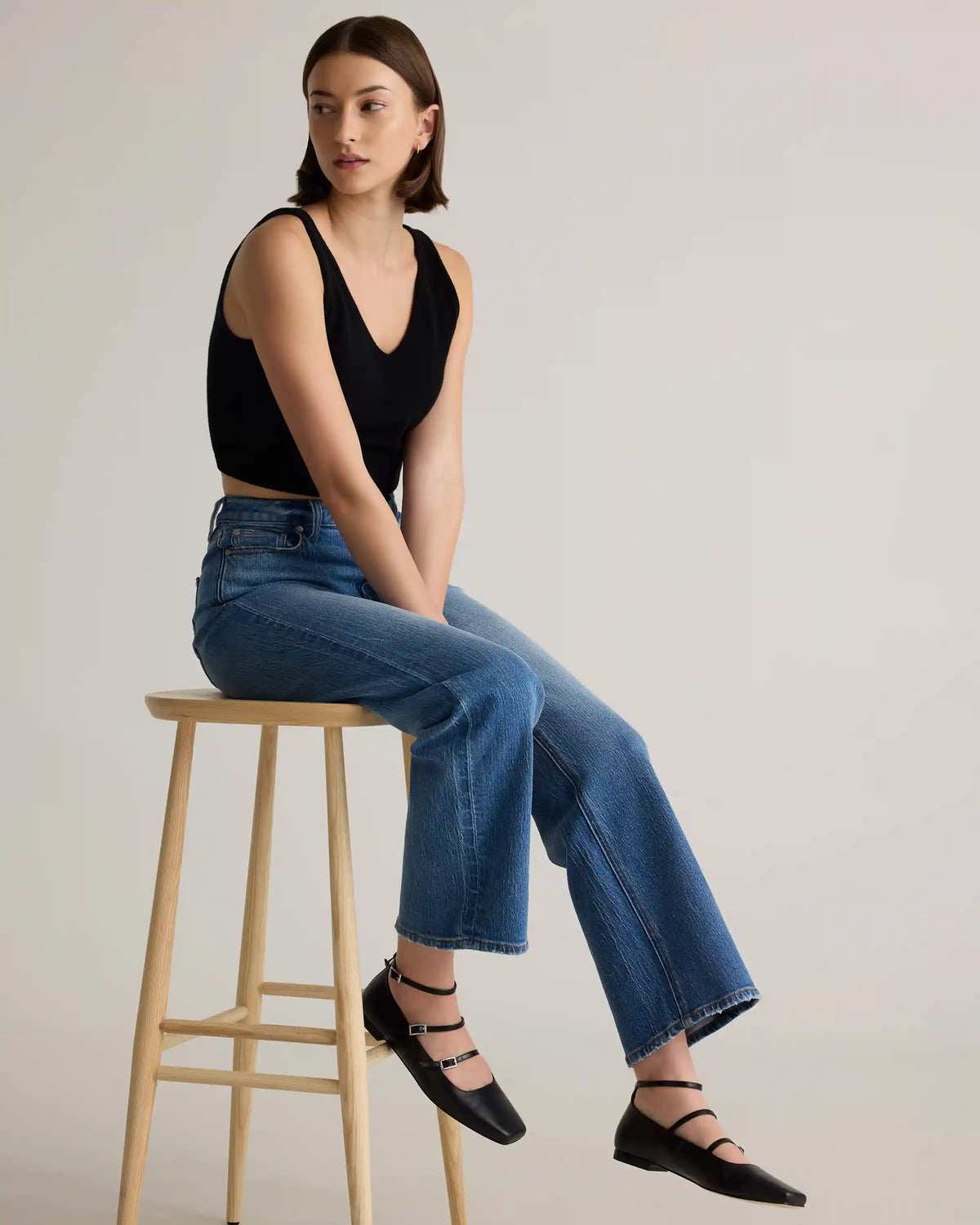 Bella Stretch Relaxed Straight Jeans