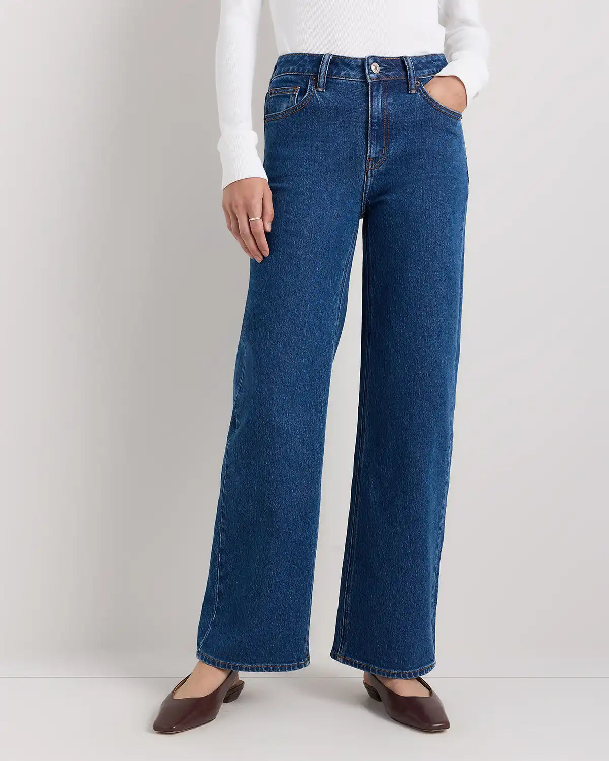 Bella Stretch Relaxed Straight Jeans