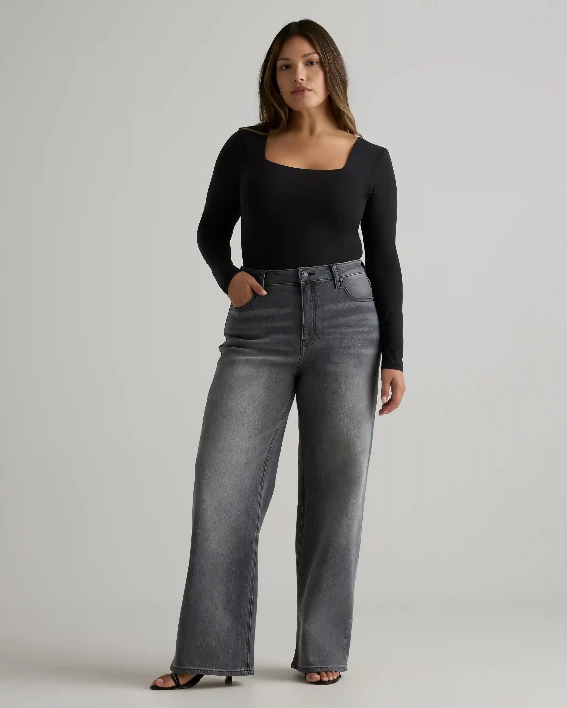 Bella Stretch Relaxed Straight Jeans