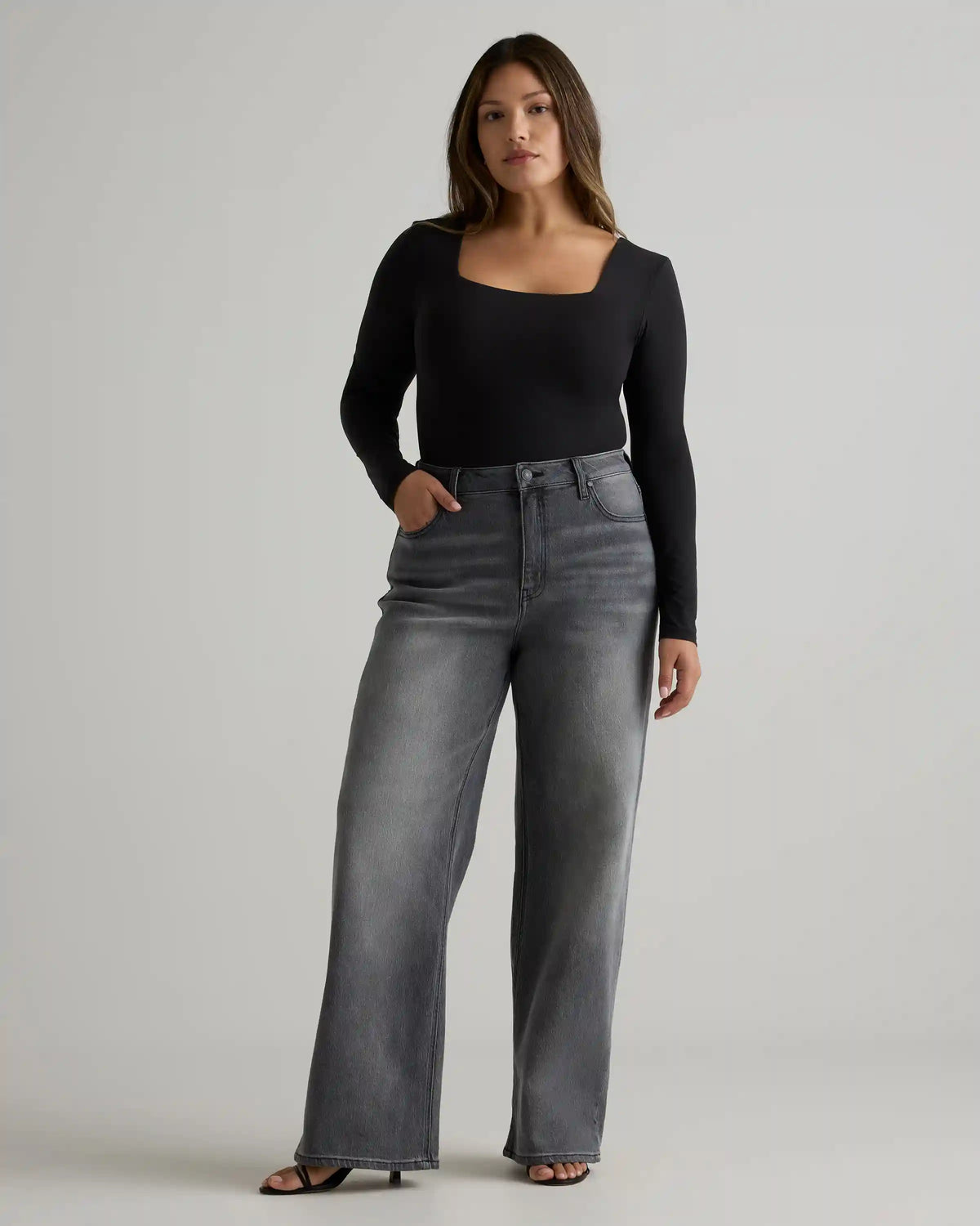 Bella Stretch Relaxed Straight Jeans