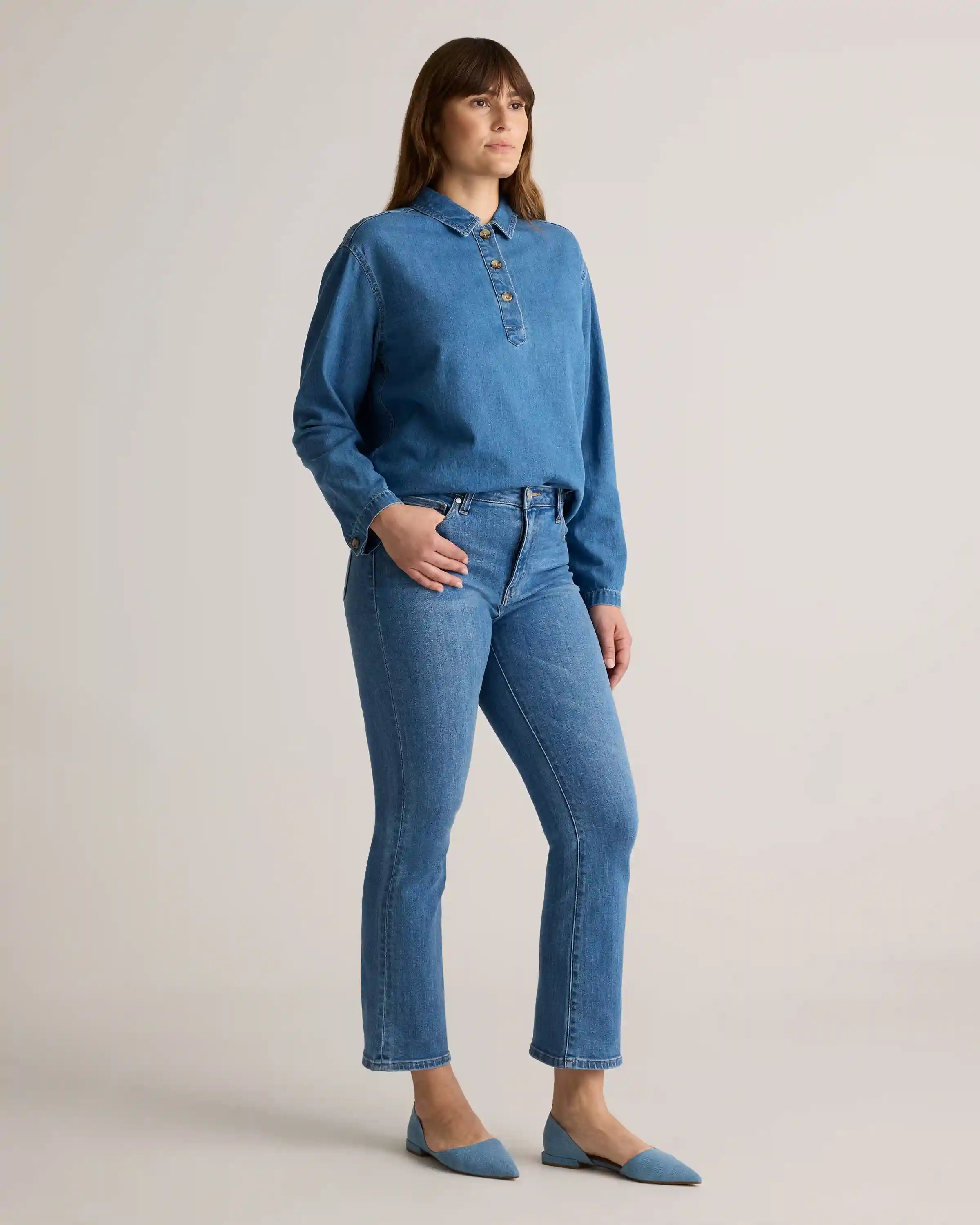 Bella Stretch Kick Flare Jeans