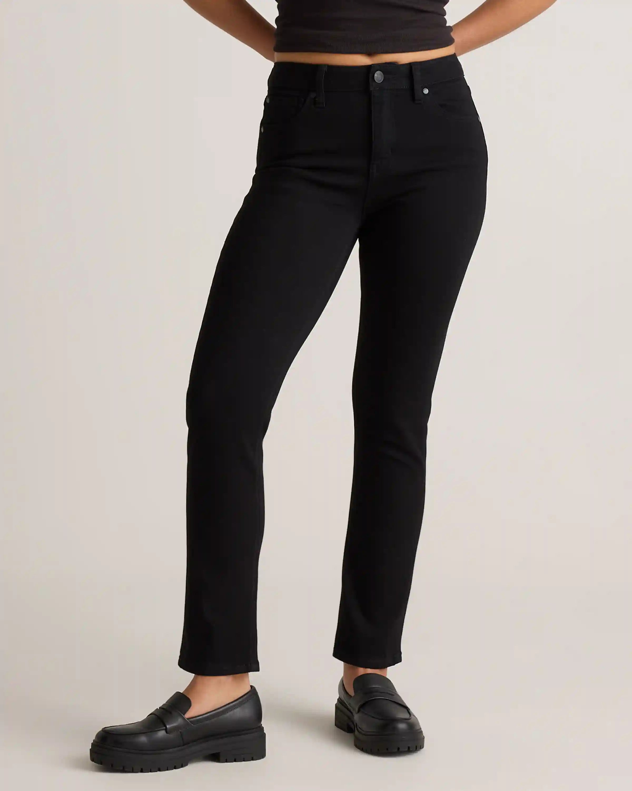 Luna Stretch Slim Straight Jeans