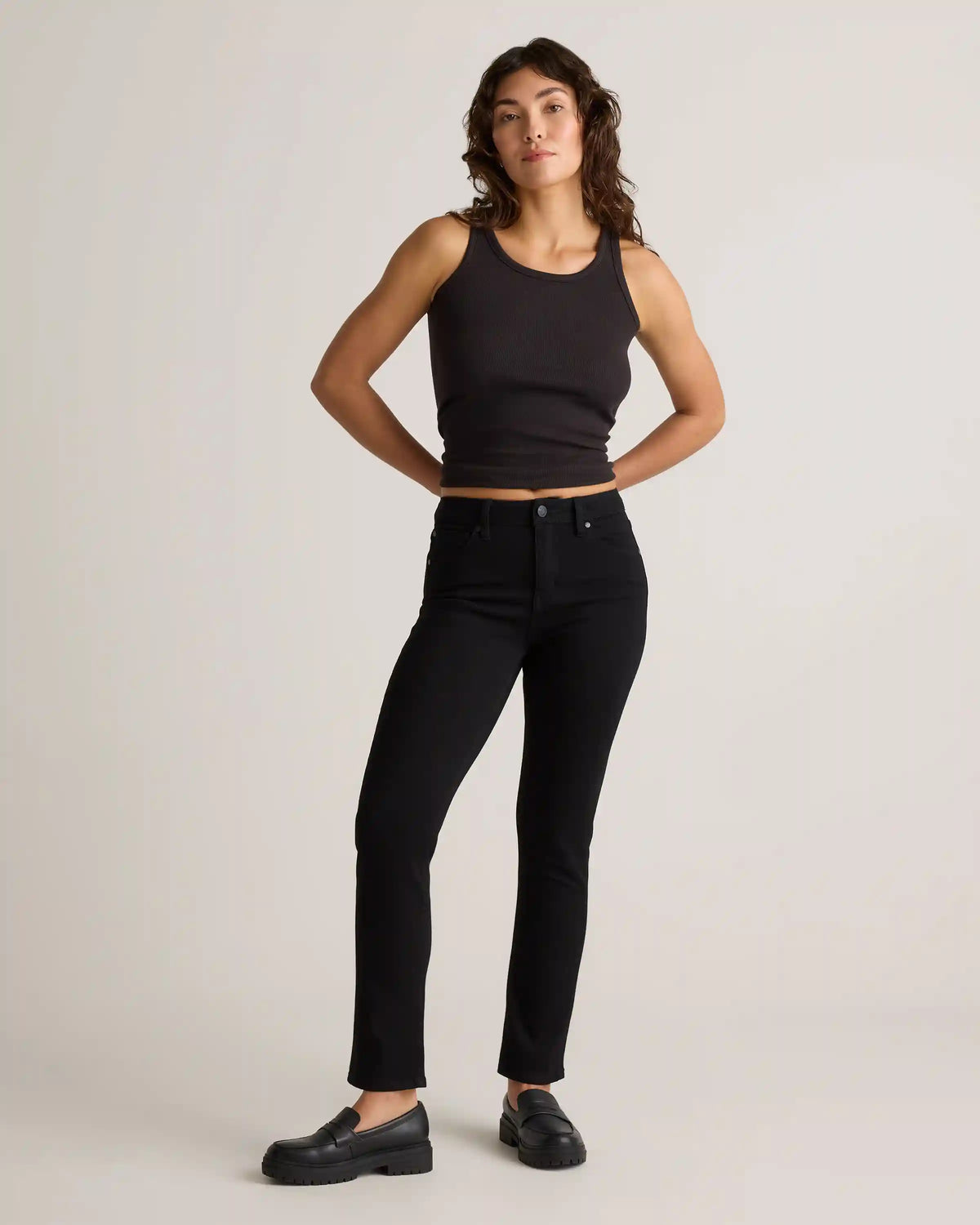 Luna Stretch Slim Straight Jeans