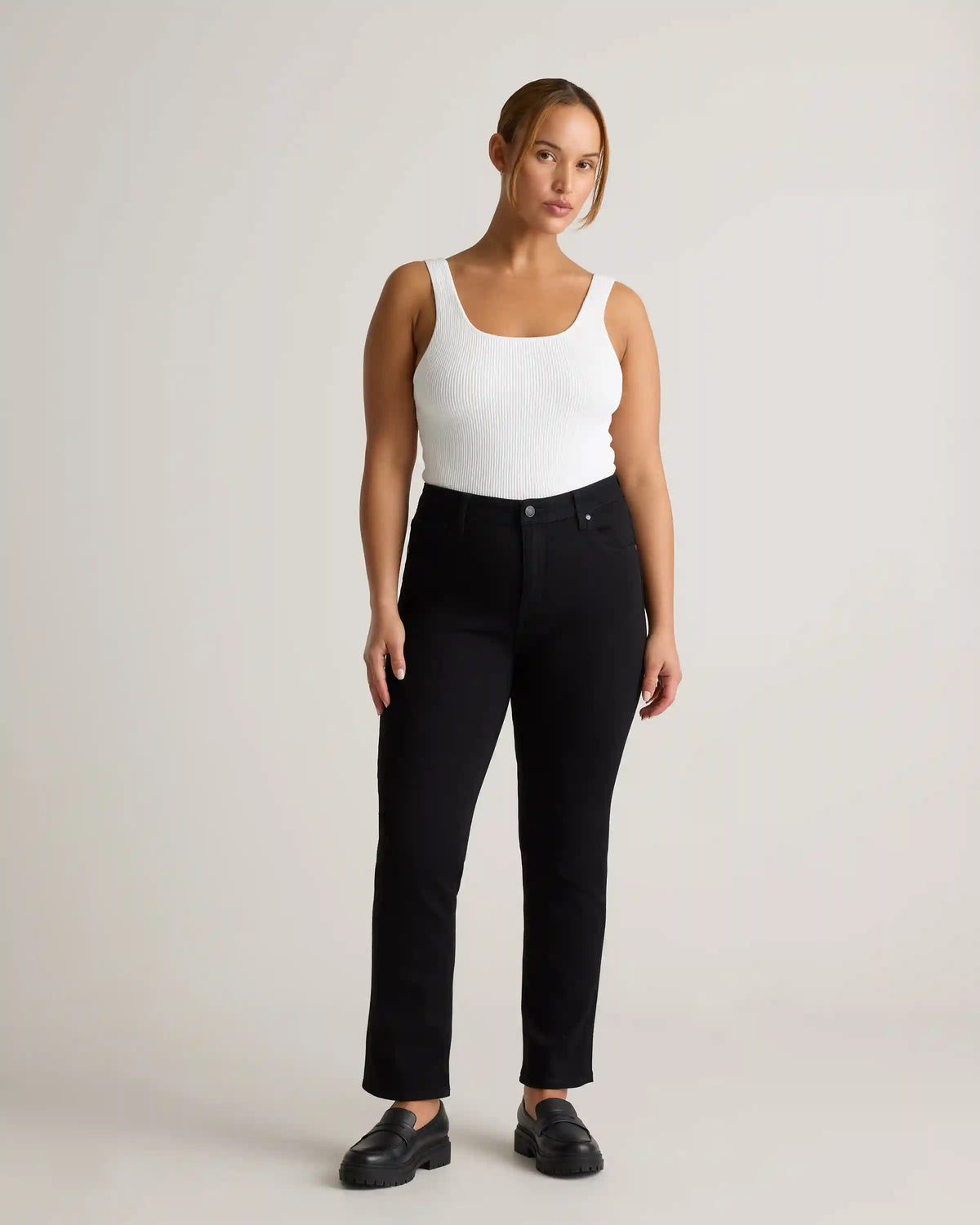 Luna Stretch Slim Straight Jeans