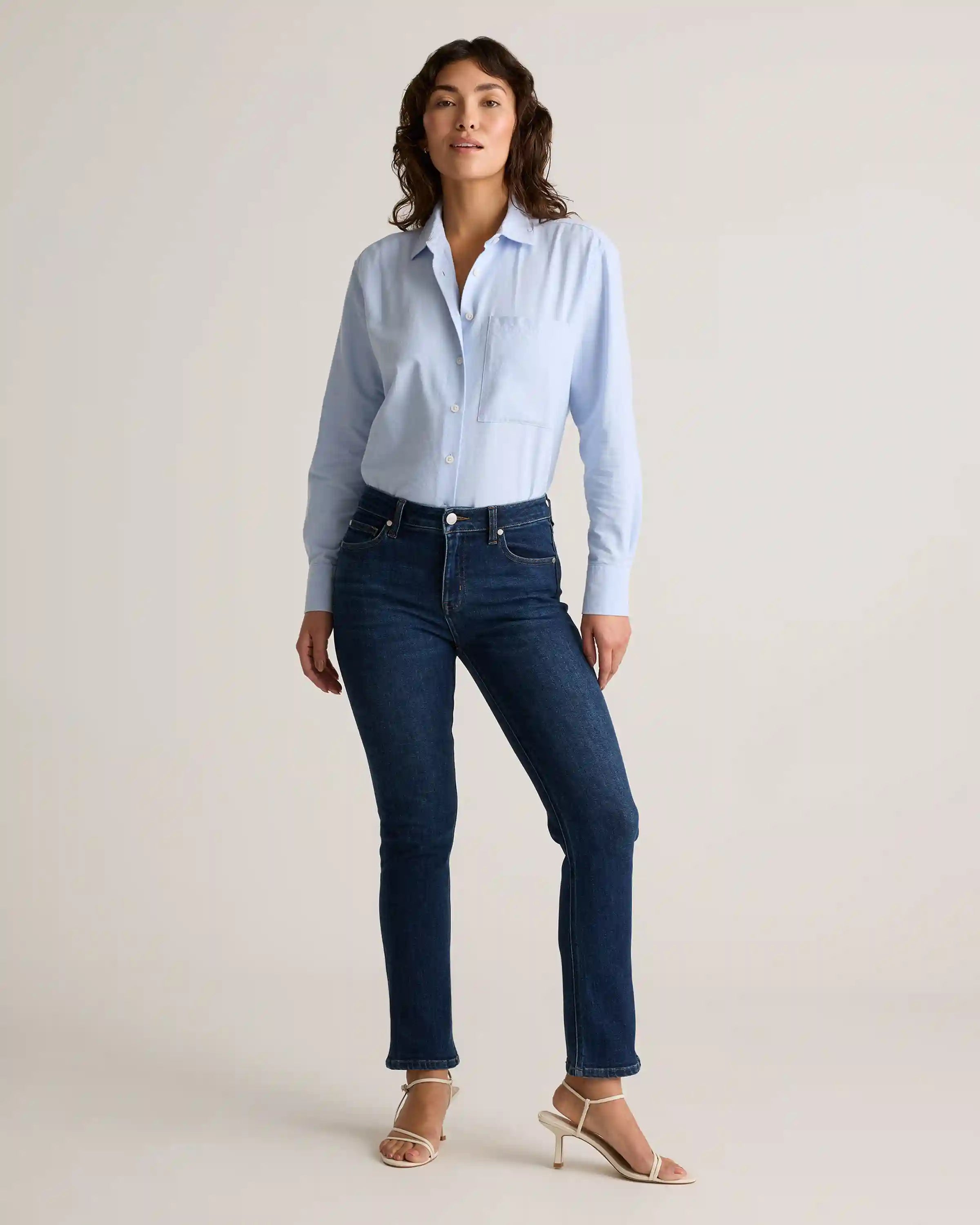 Luna Stretch Slim Straight Jeans