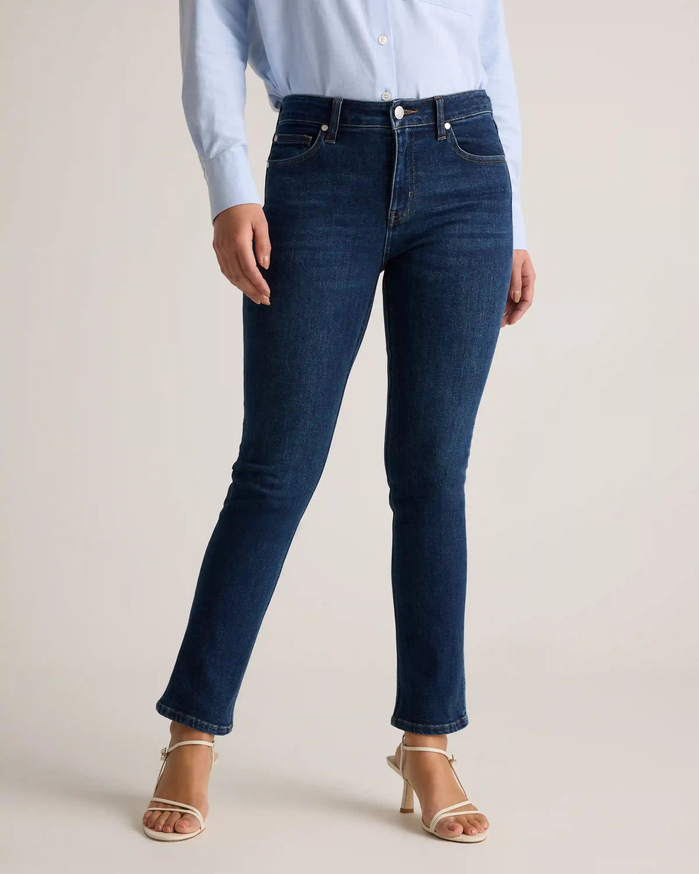 Luna Stretch Slim Straight Jeans