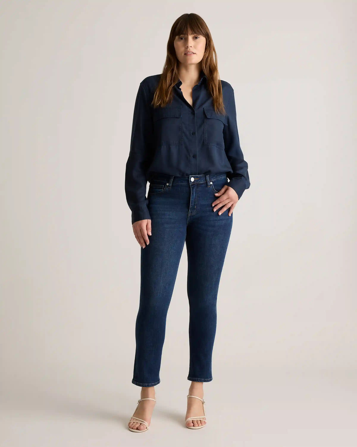 Luna Stretch Slim Straight Jeans
