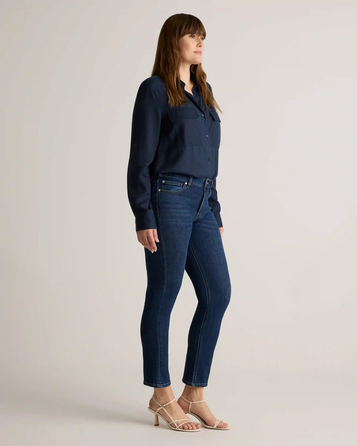 Luna Stretch Slim Straight Jeans