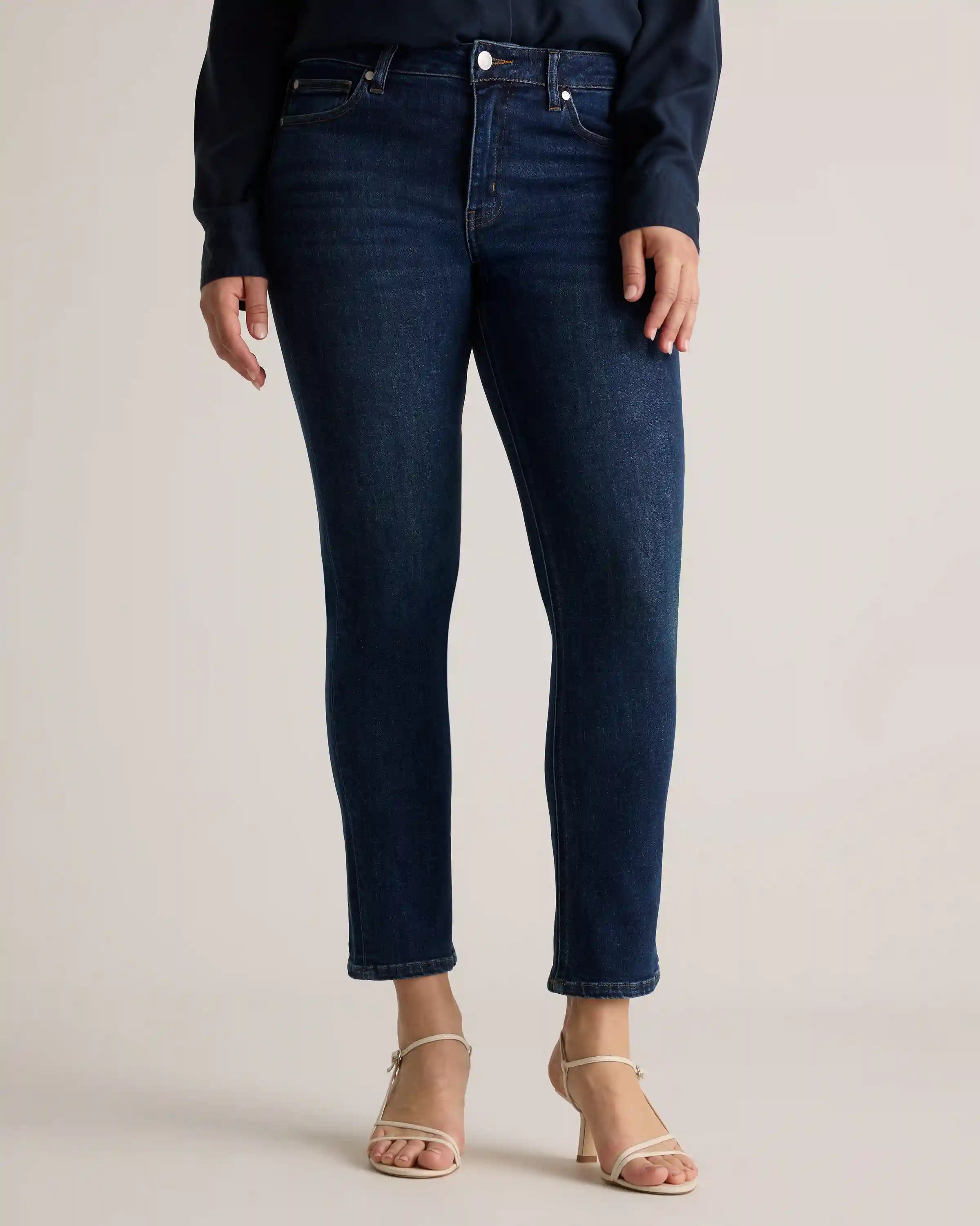 Luna Stretch Slim Straight Jeans