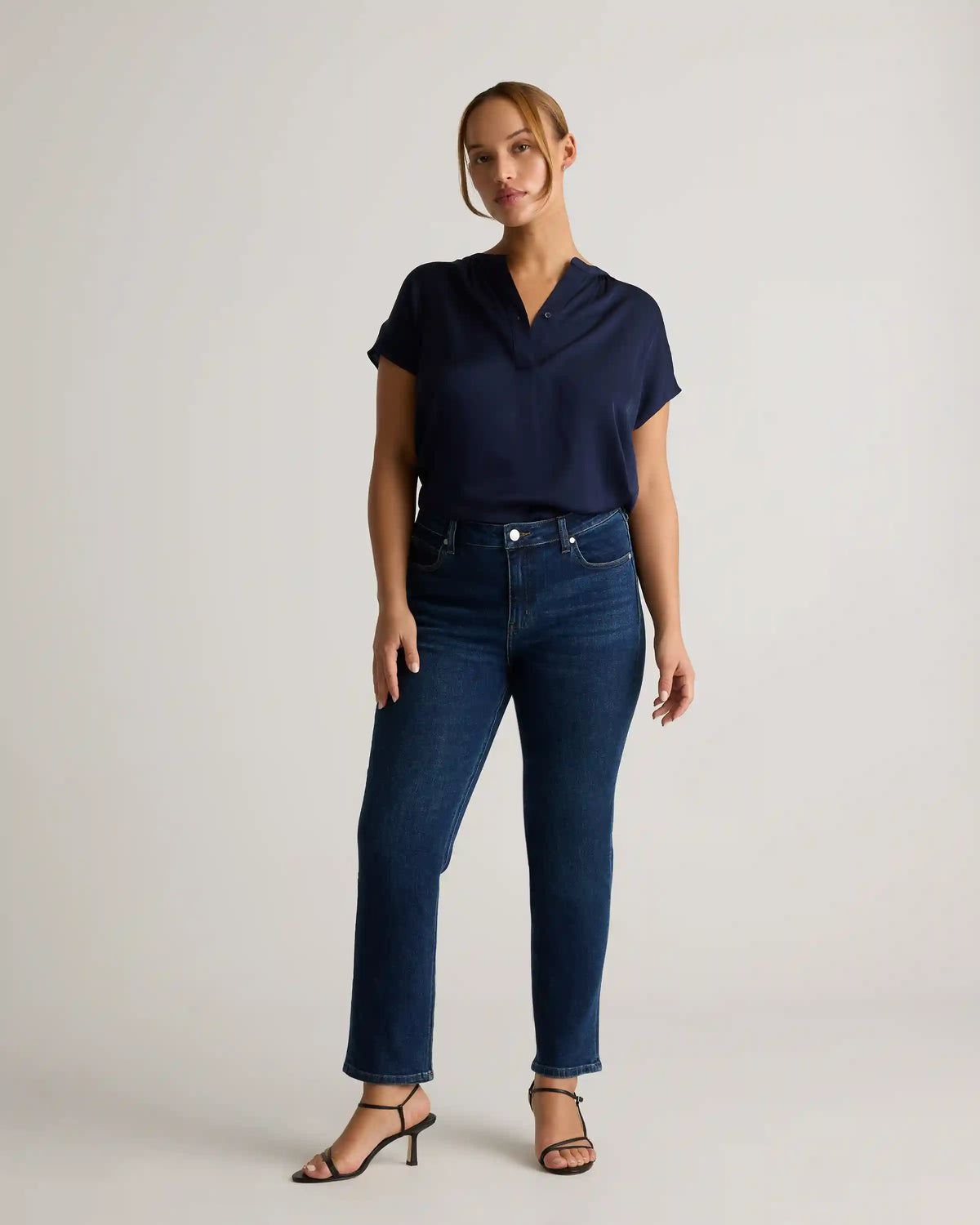 Luna Stretch Slim Straight Jeans
