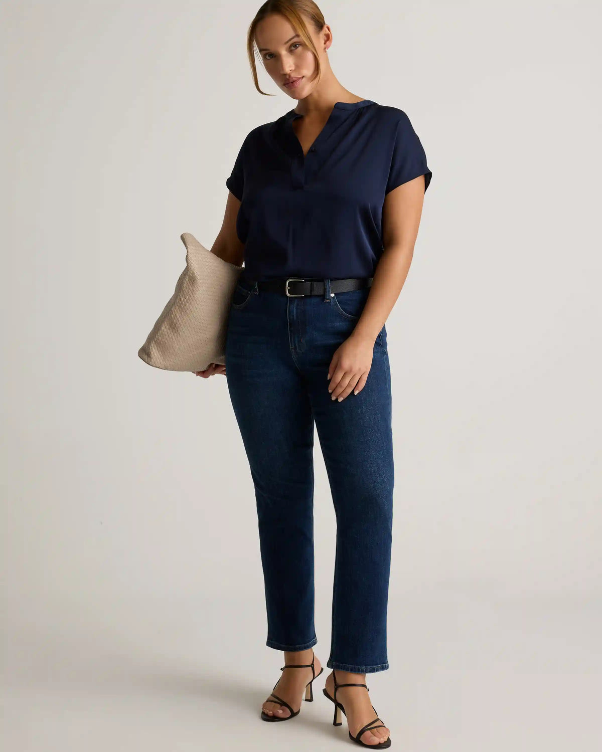 Luna Stretch Slim Straight Jeans