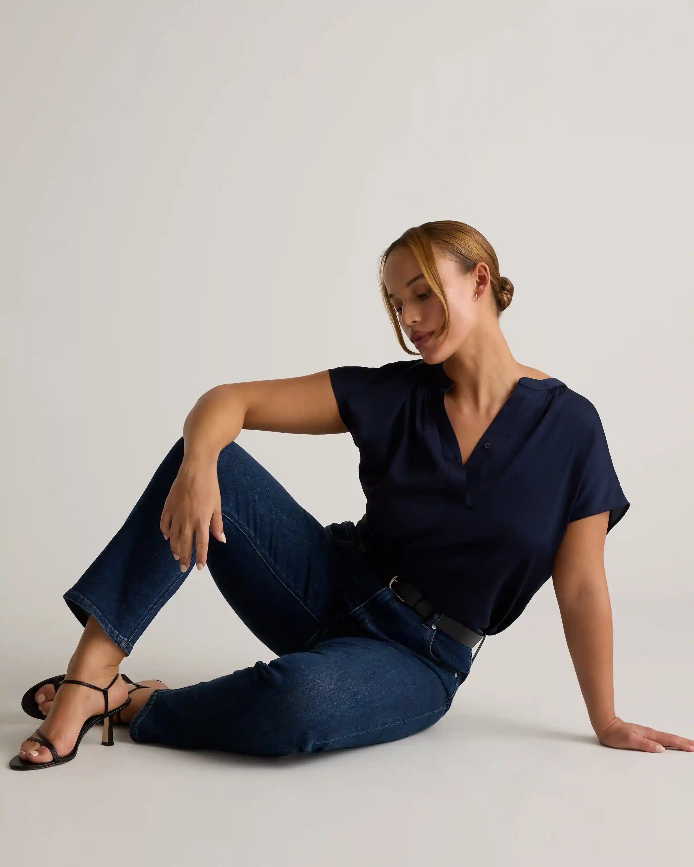 Luna Stretch Slim Straight Jeans