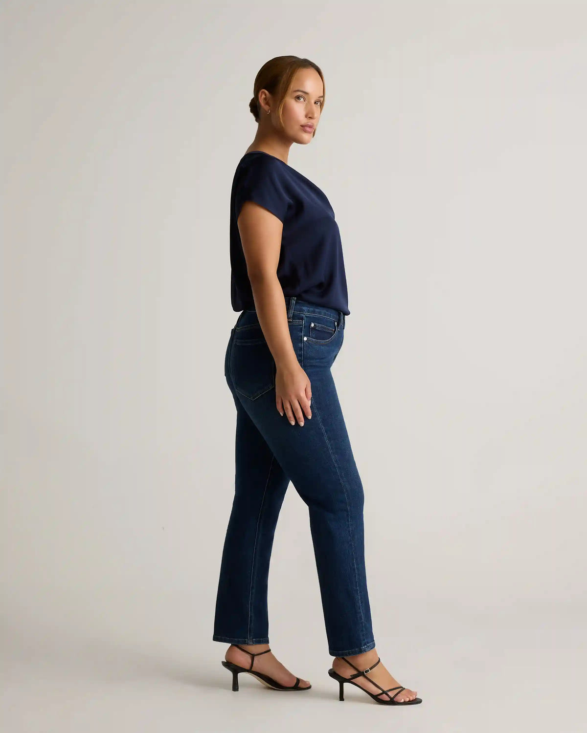 Luna Stretch Slim Straight Jeans