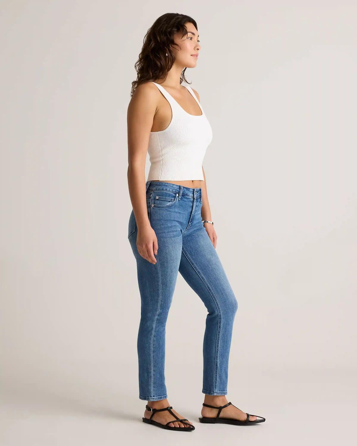 Luna Stretch Slim Straight Jeans