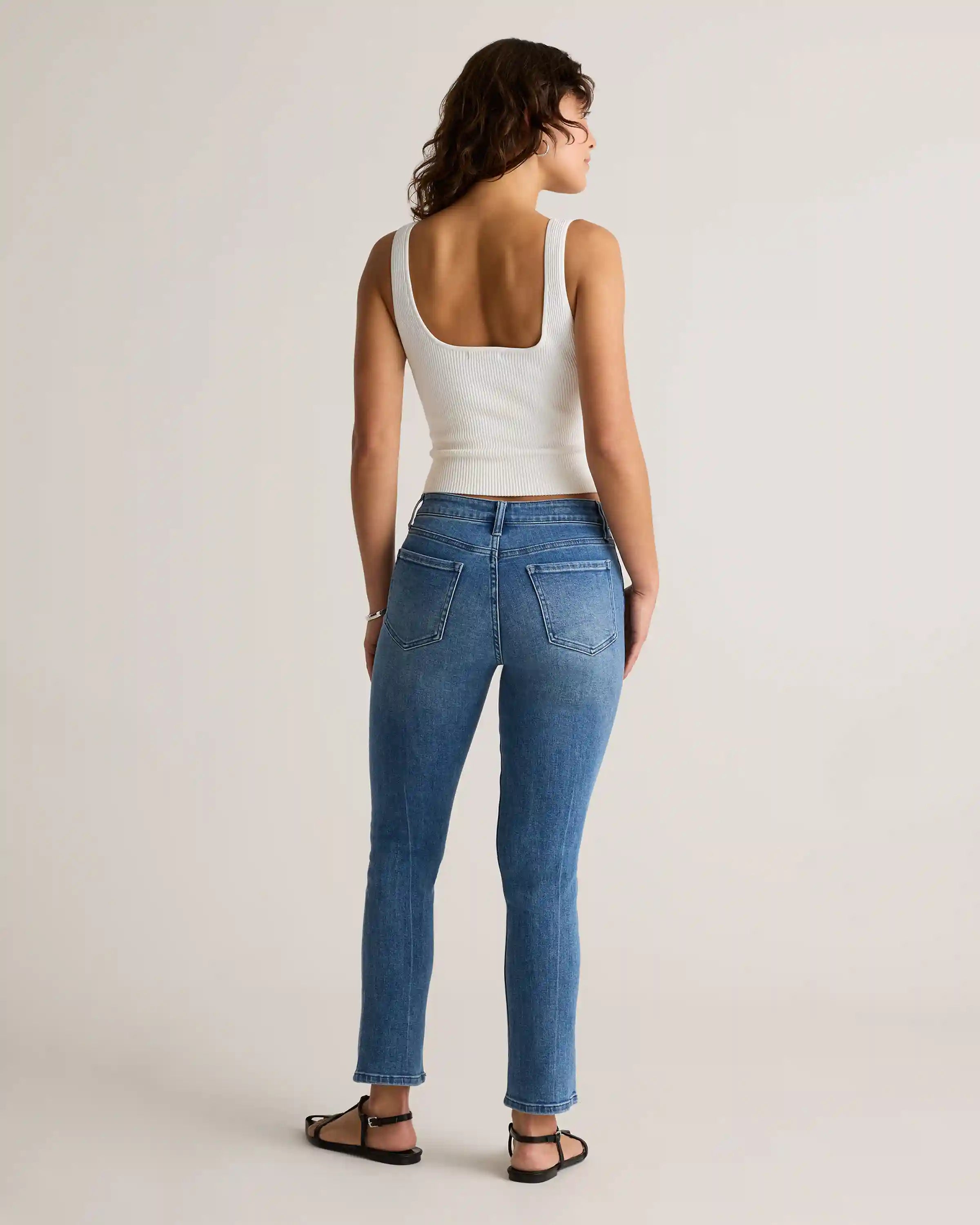 Luna Stretch Slim Straight Jeans