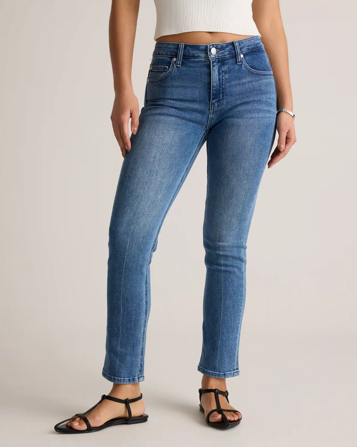 Luna Stretch Slim Straight Jeans