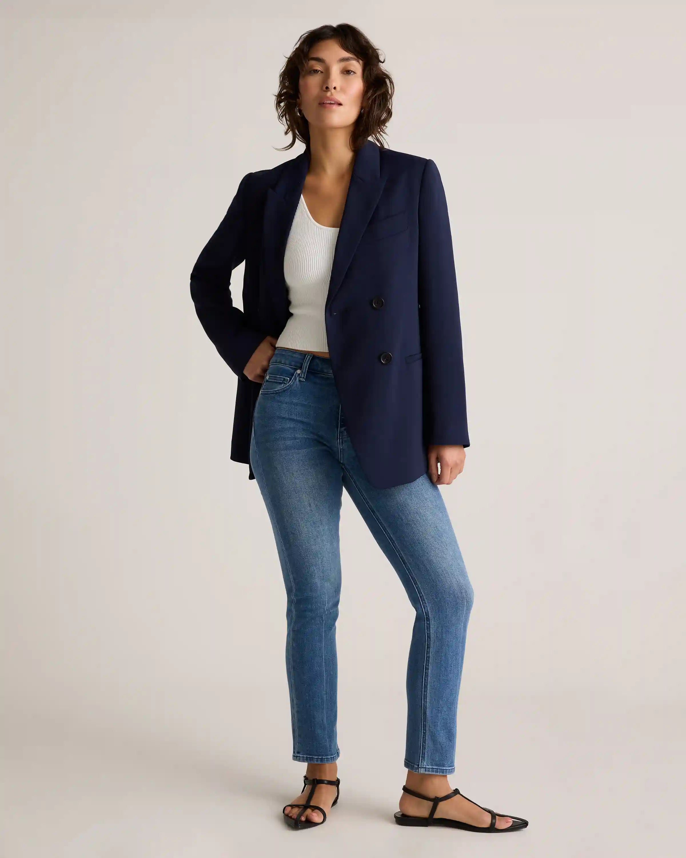 Luna Stretch Slim Straight Jeans