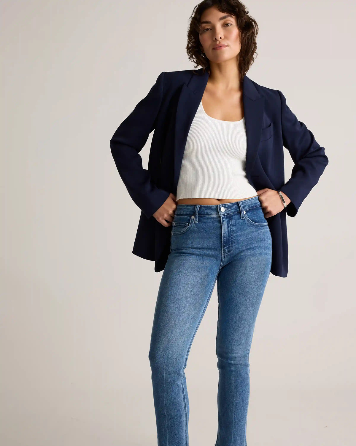 Luna Stretch Slim Straight Jeans