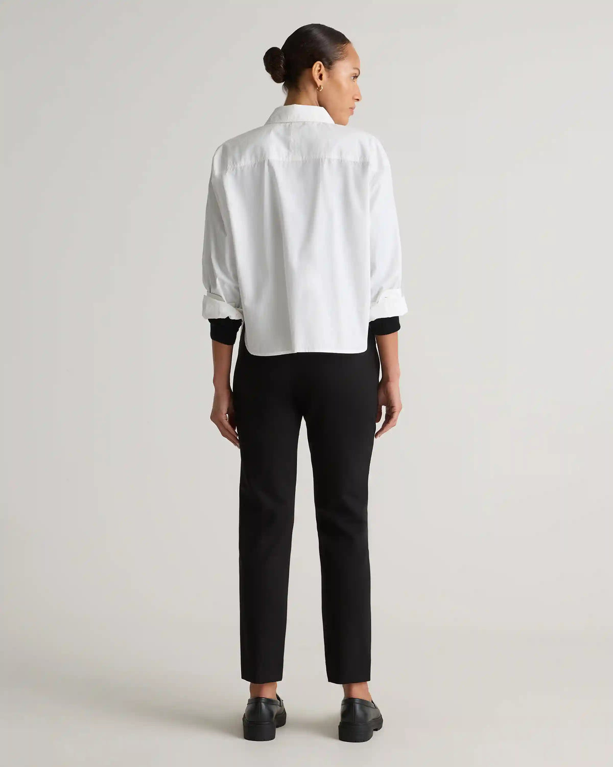 Ultra-Stretch Ponte Straight Leg Mariner Pants