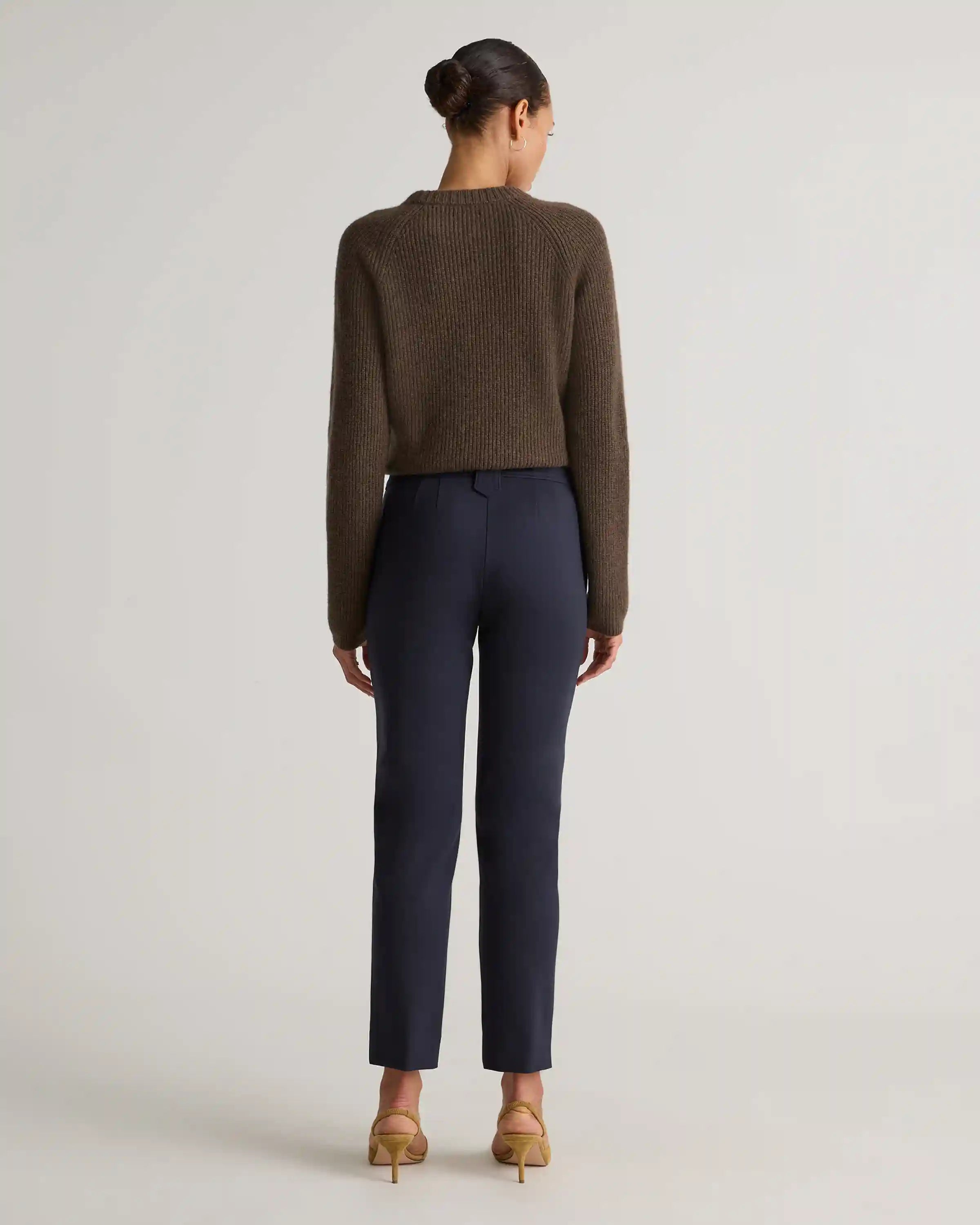 Ultra-Stretch Ponte Straight Leg Mariner Pants