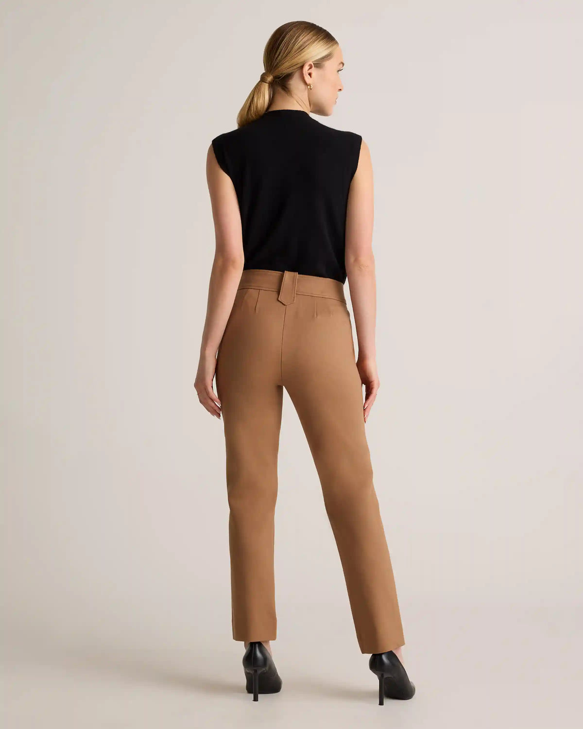 Ultra-Stretch Ponte Straight Leg Mariner Pants