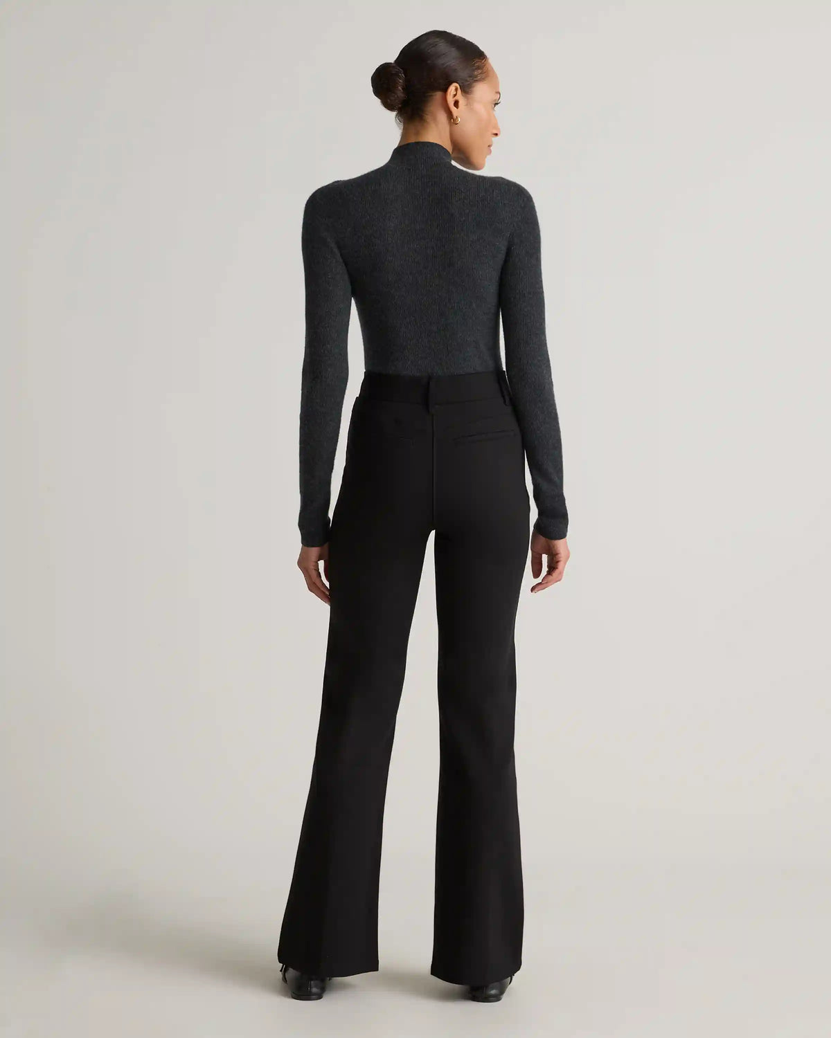 Ultra-Stretch Ponte Flare Leg Pants