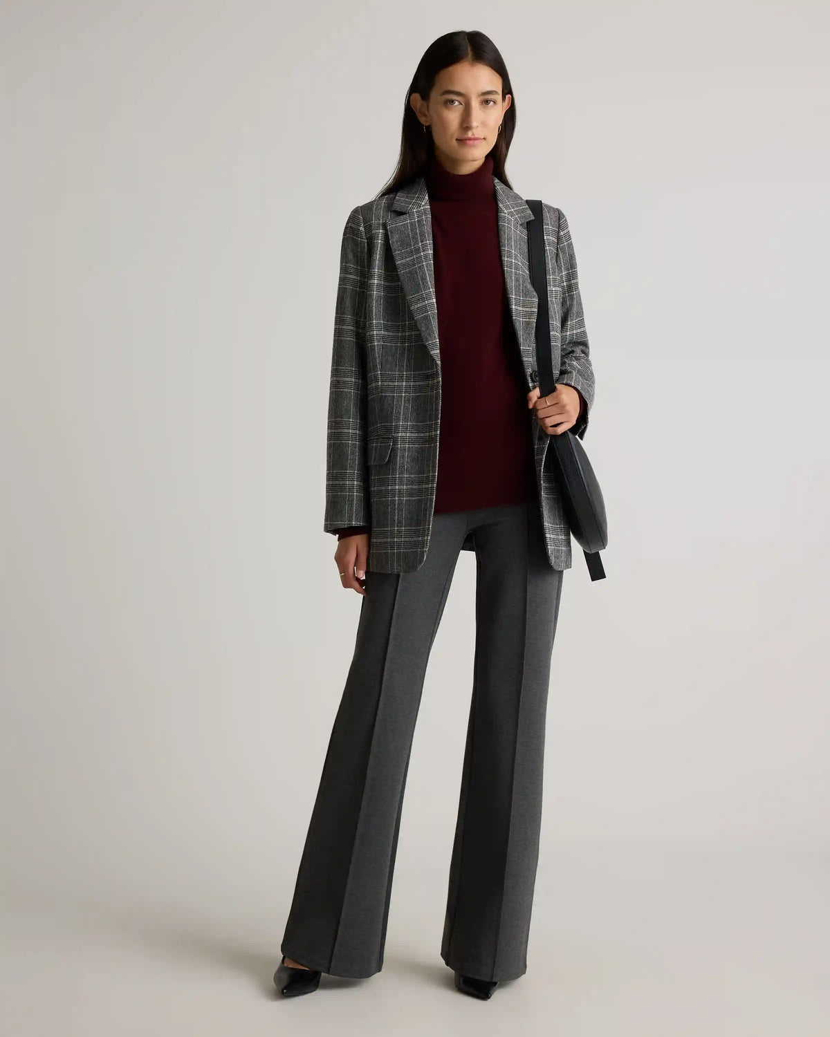 Ultra-Stretch Ponte Flare Leg Pants