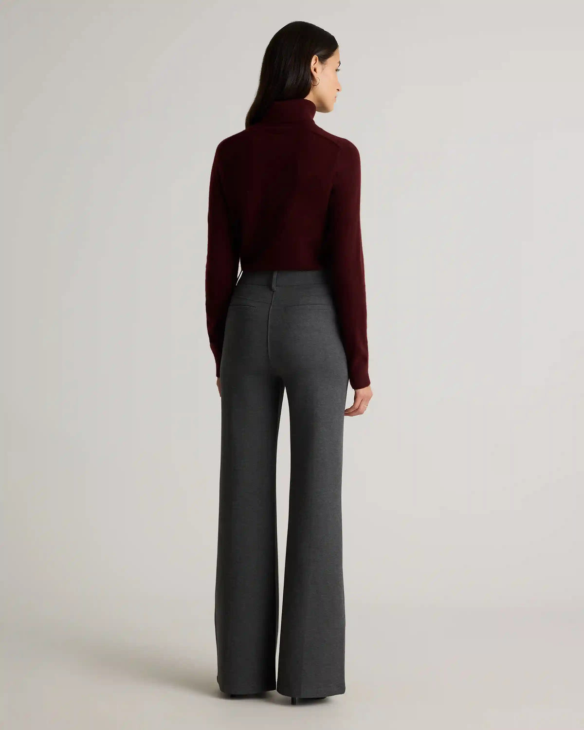 Ultra-Stretch Ponte Flare Leg Pants