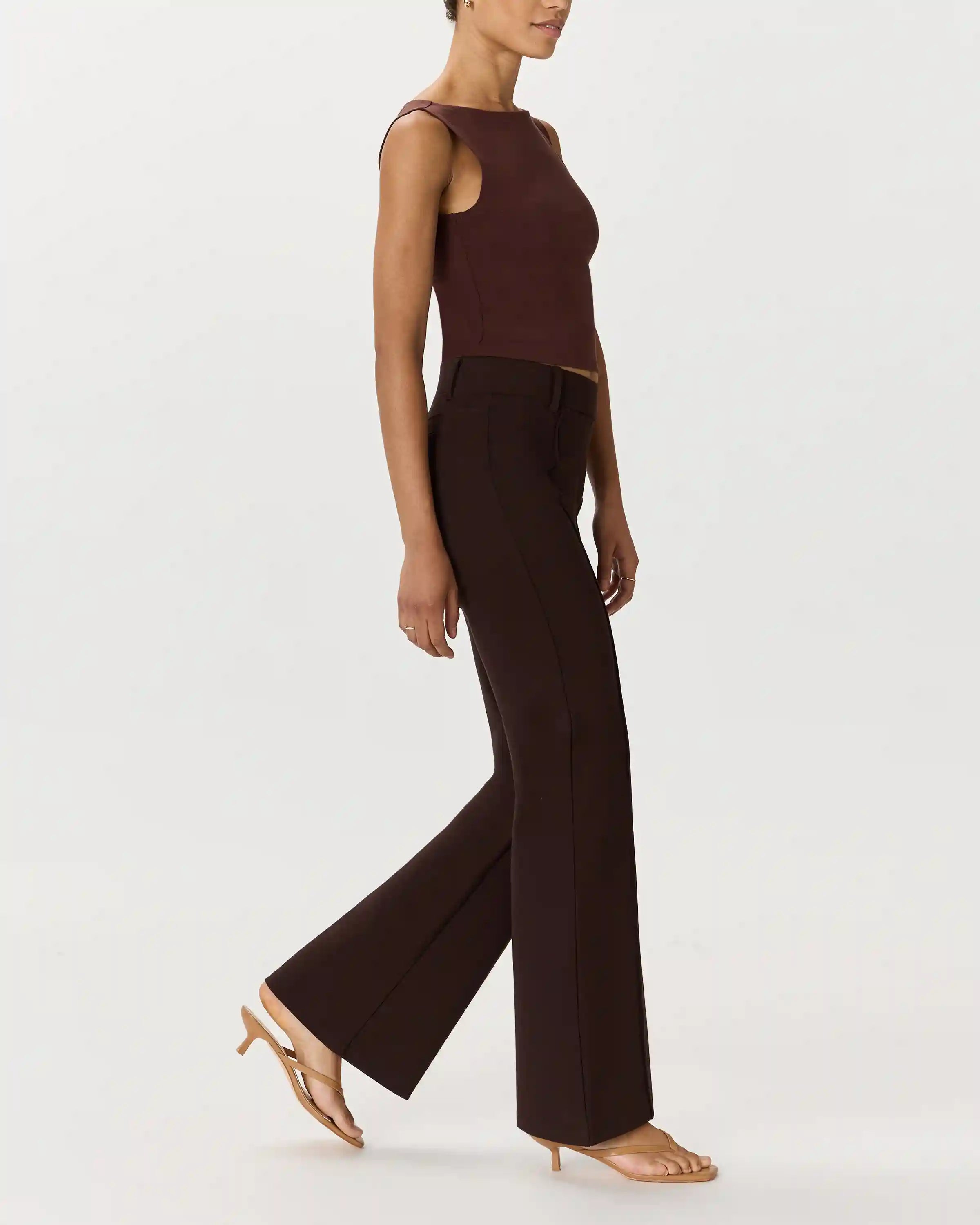 Ultra-Stretch Ponte Flare Leg Pants