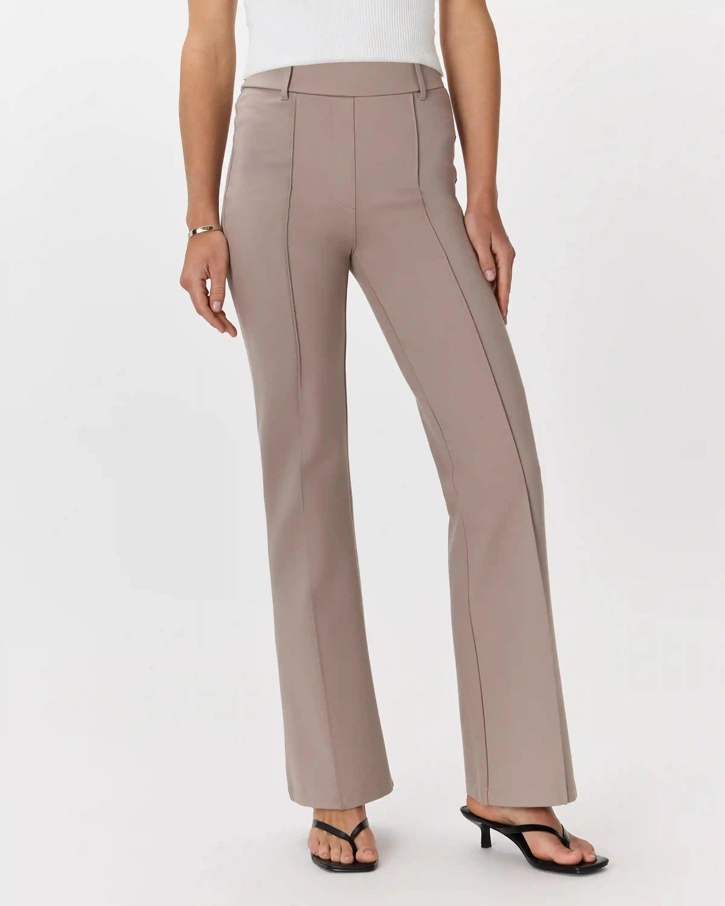 Ultra-Stretch Ponte Flare Leg Pants