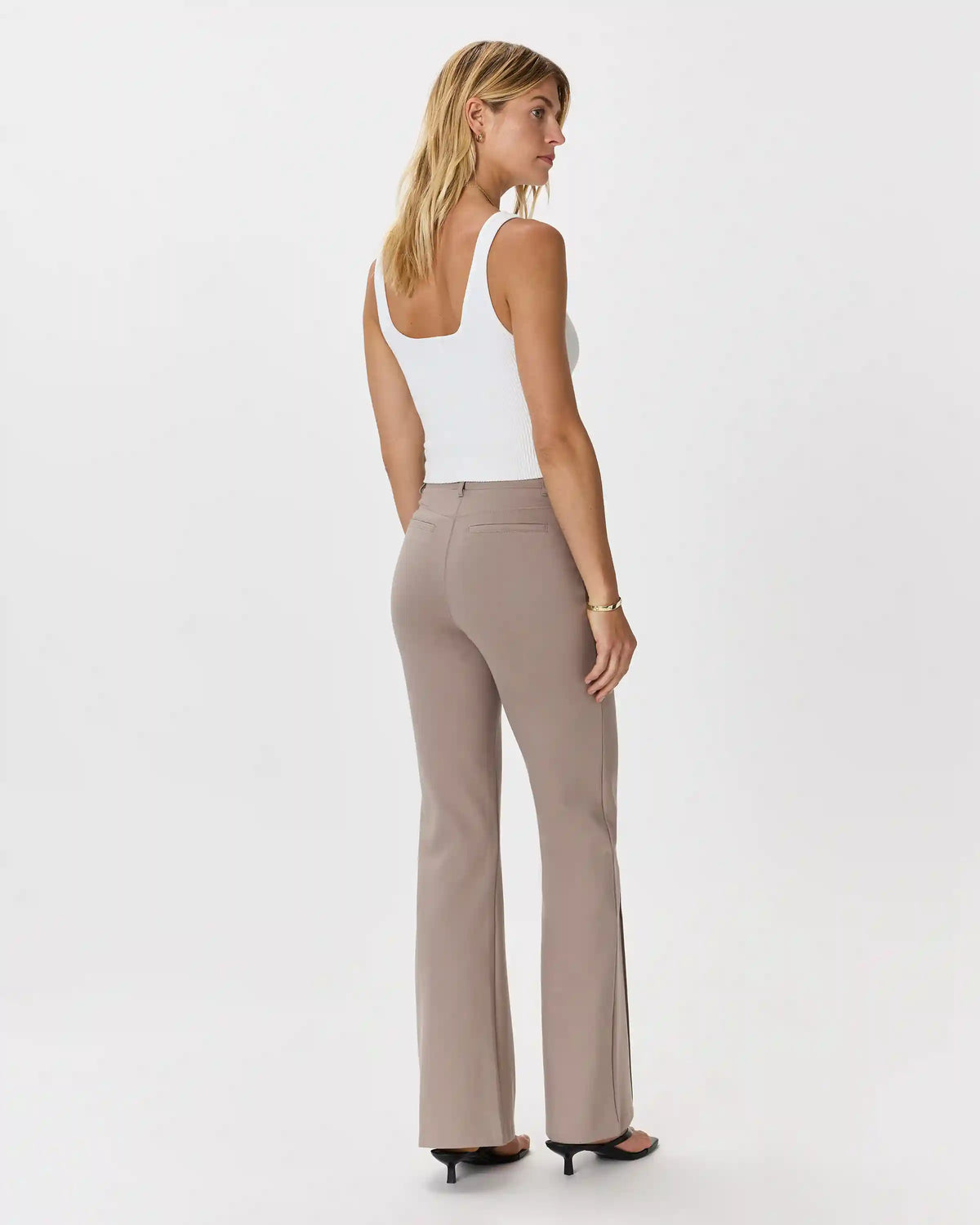 Ultra-Stretch Ponte Flare Leg Pants
