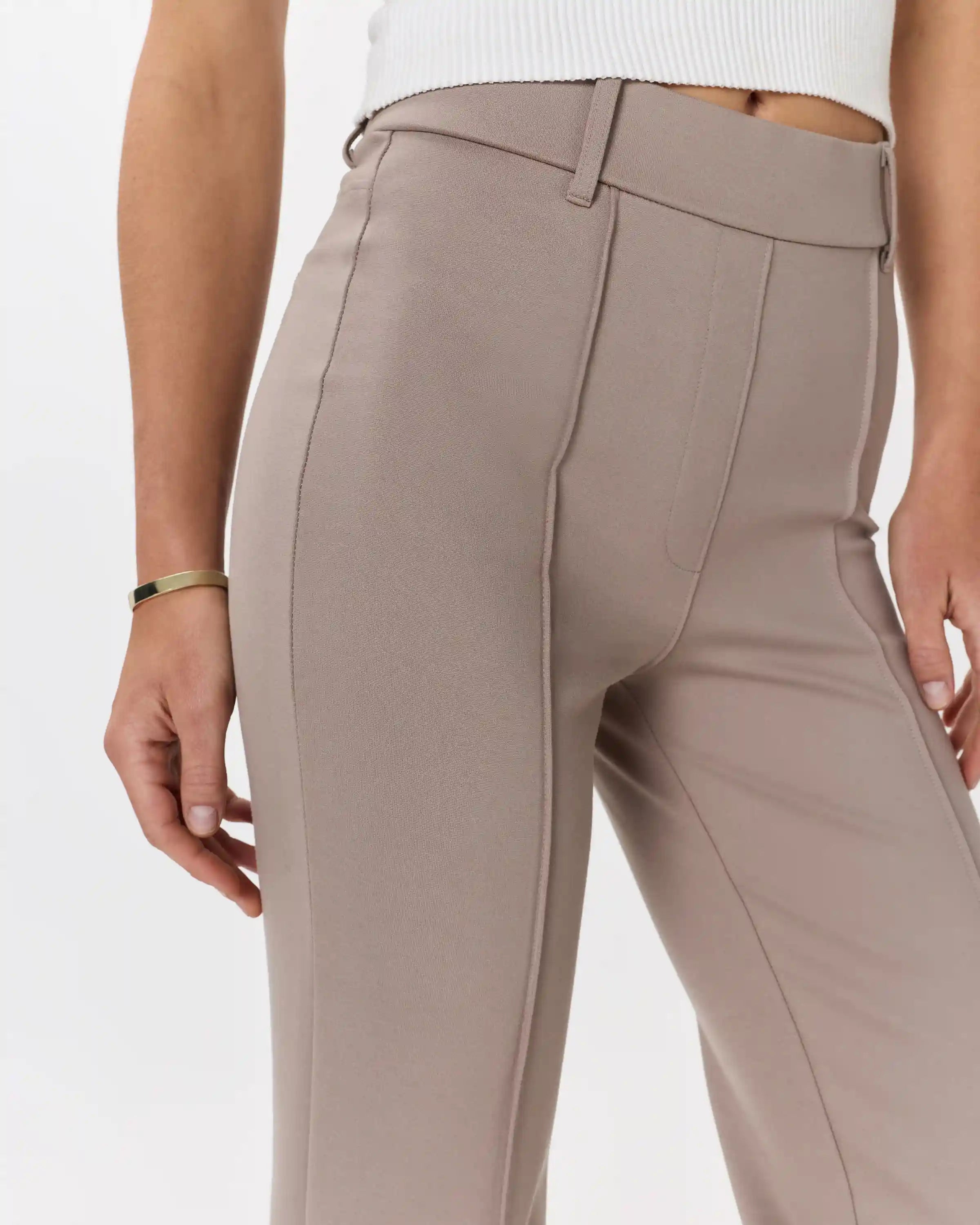 Ultra-Stretch Ponte Flare Leg Pants