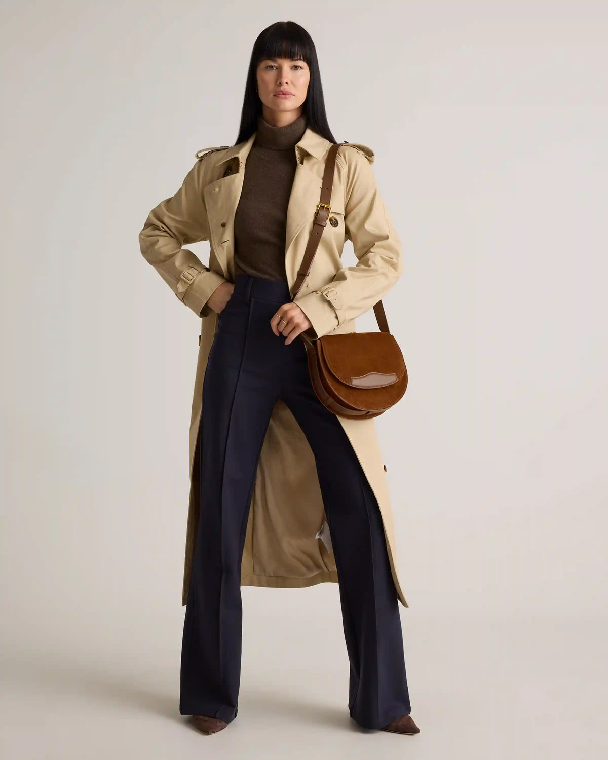 Ultra-Stretch Ponte Flare Leg Pants