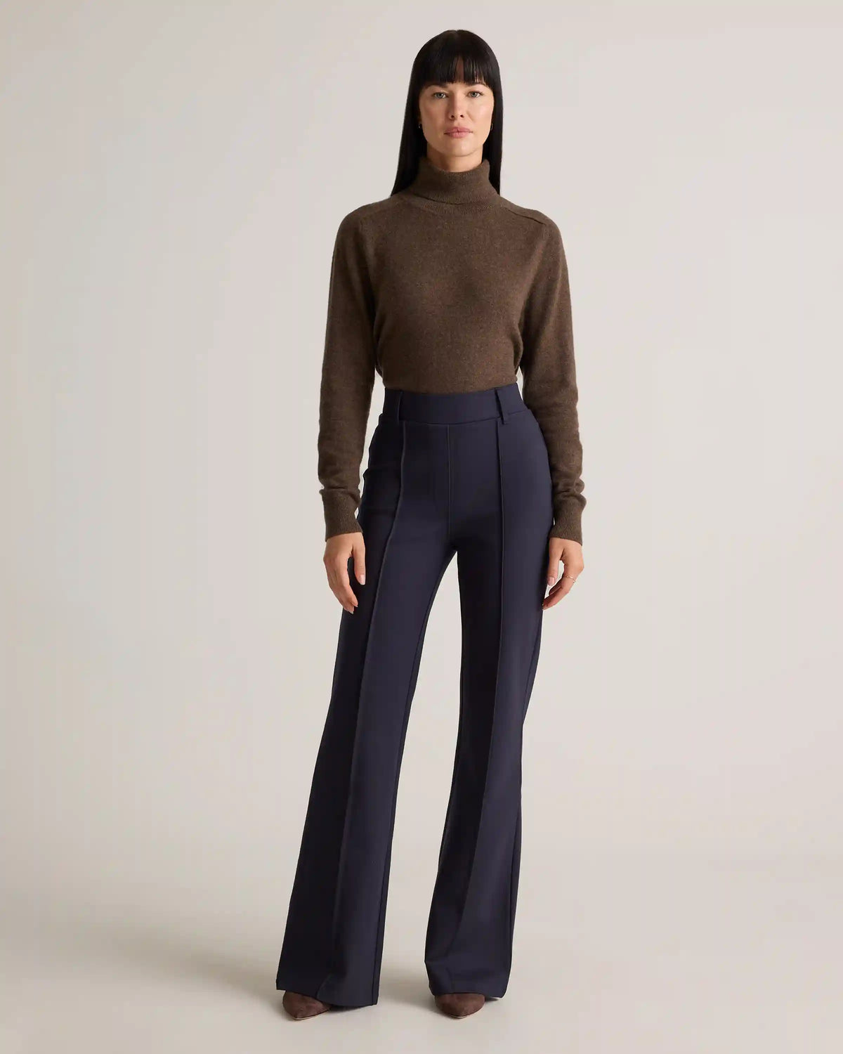 Ultra-Stretch Ponte Flare Leg Pants