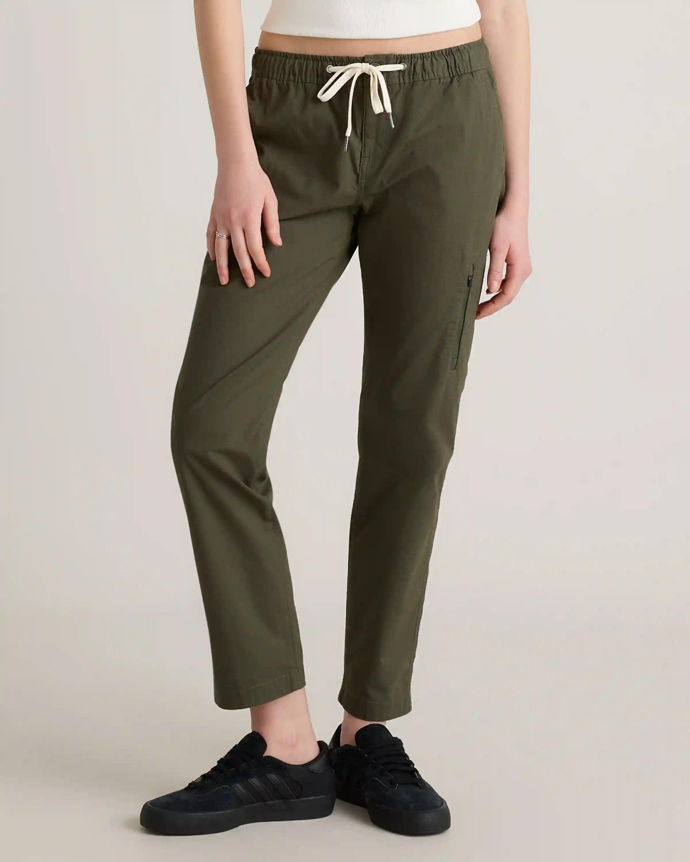 Organic Stretch Ripstop Straight Pants
