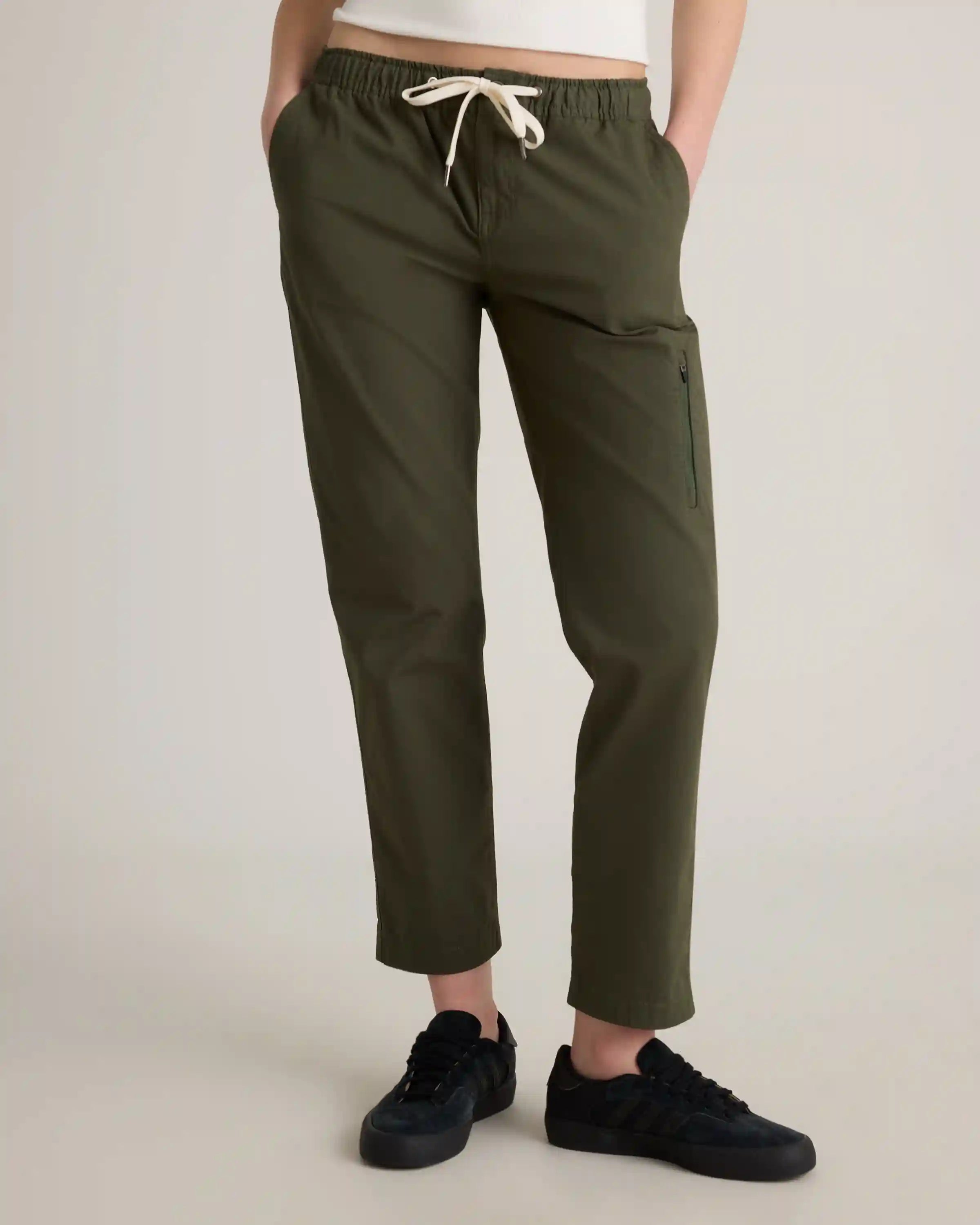 Organic Stretch Ripstop Straight Pants