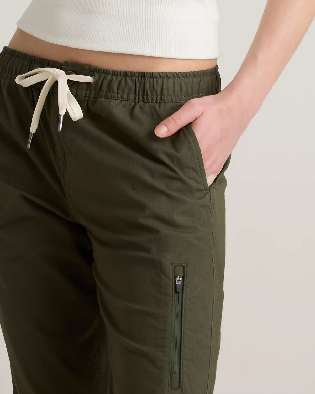 Organic Stretch Ripstop Straight Pants