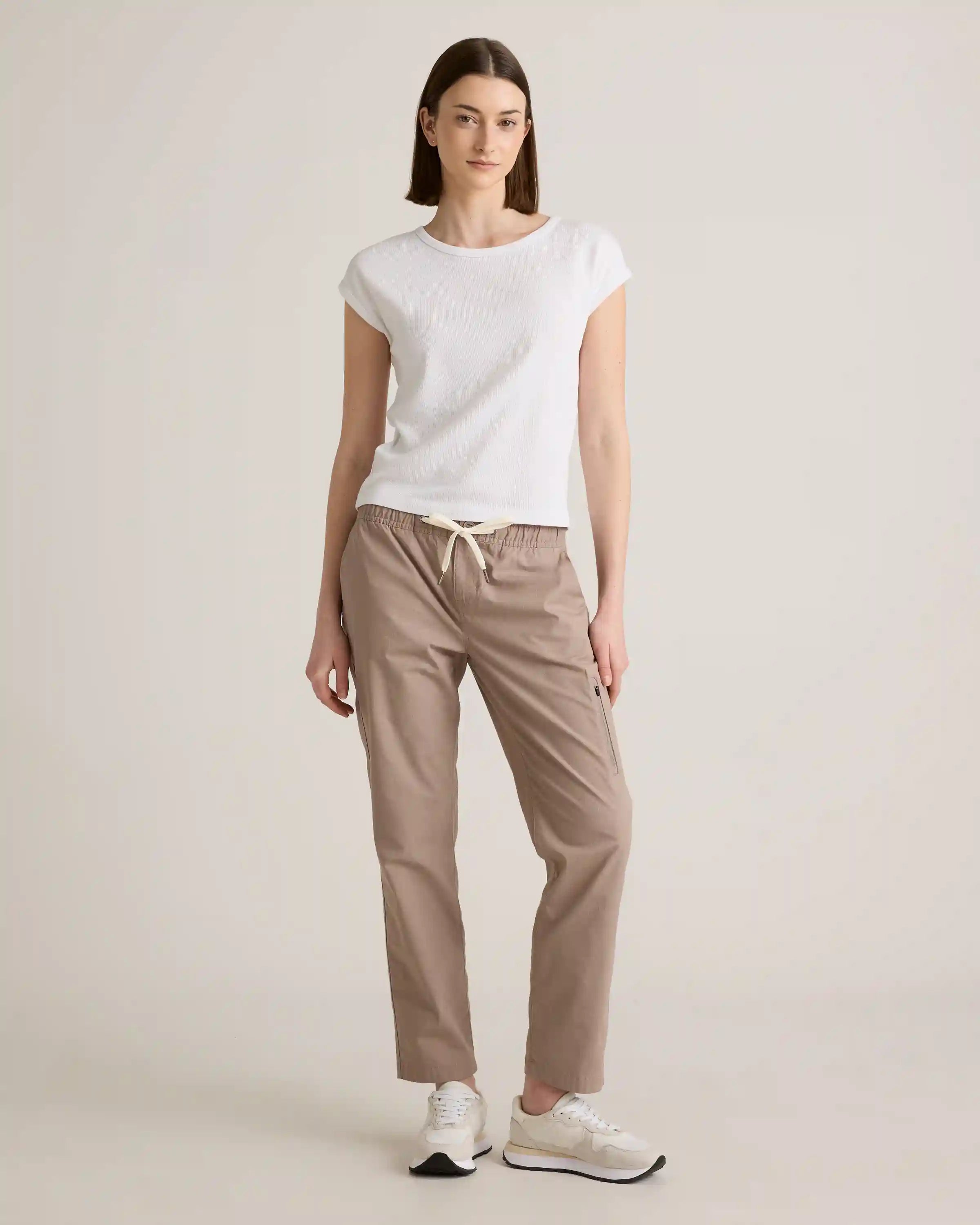 Organic Stretch Ripstop Straight Pants
