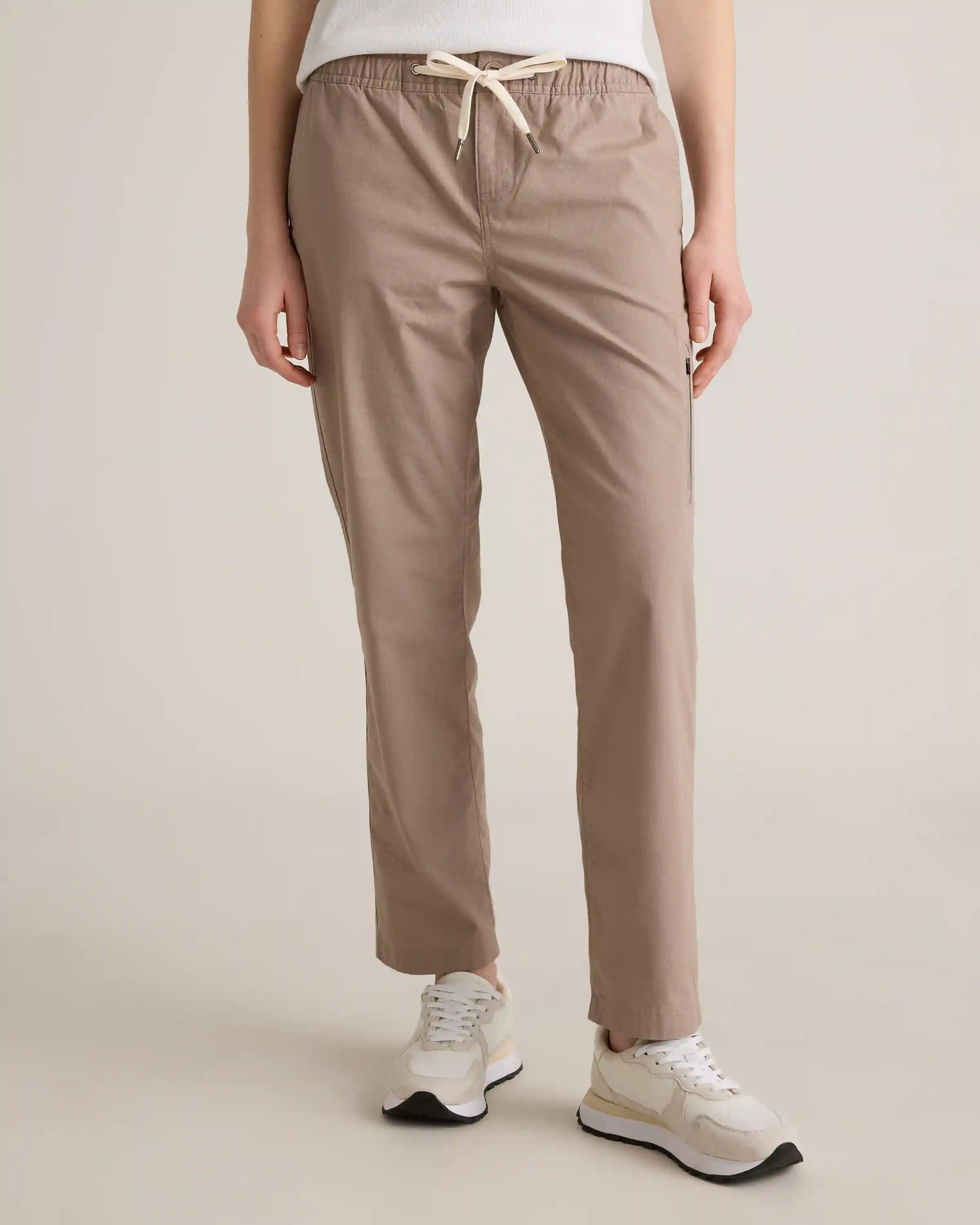 Organic Stretch Ripstop Straight Pants