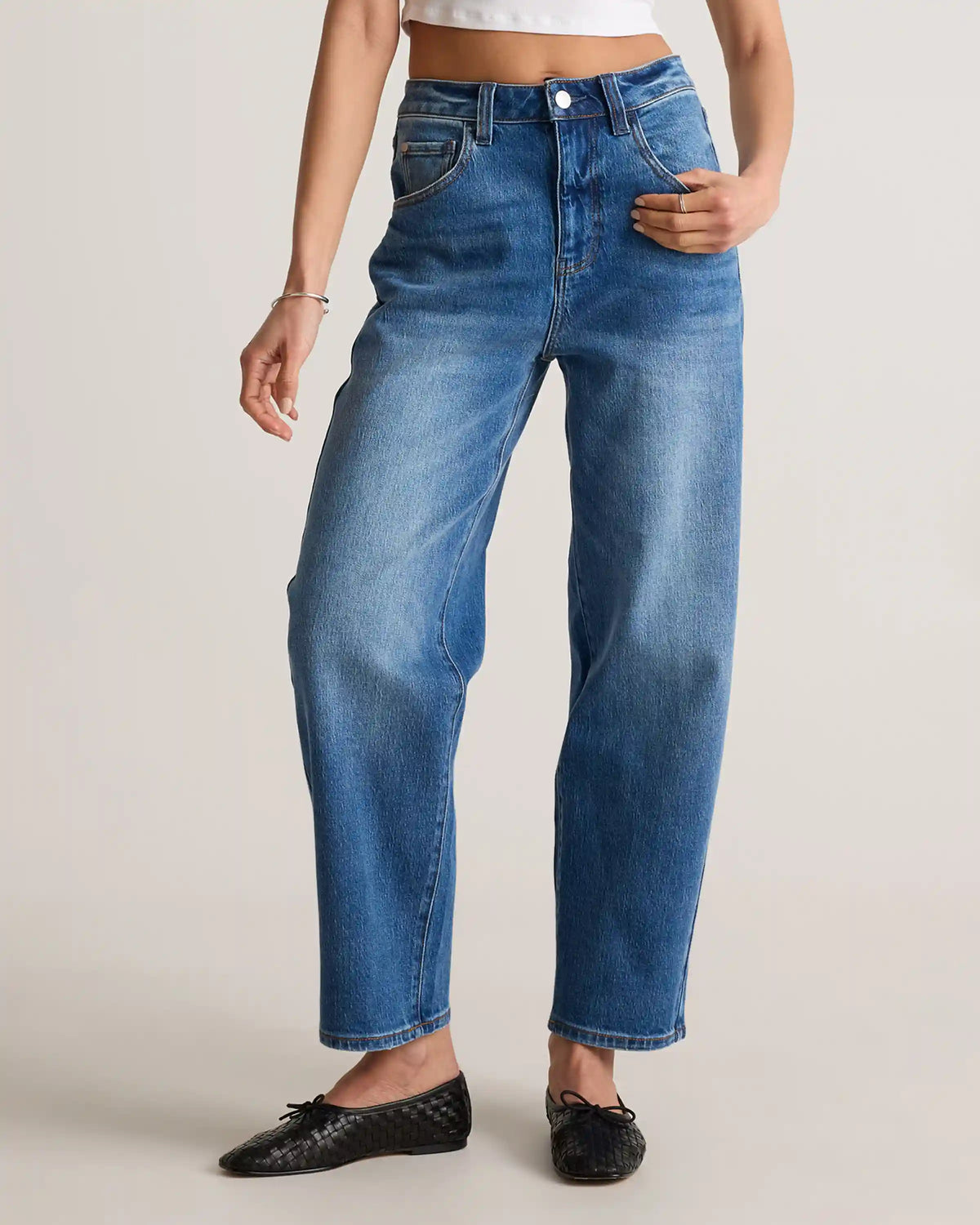 Bella Stretch Barrel Jeans