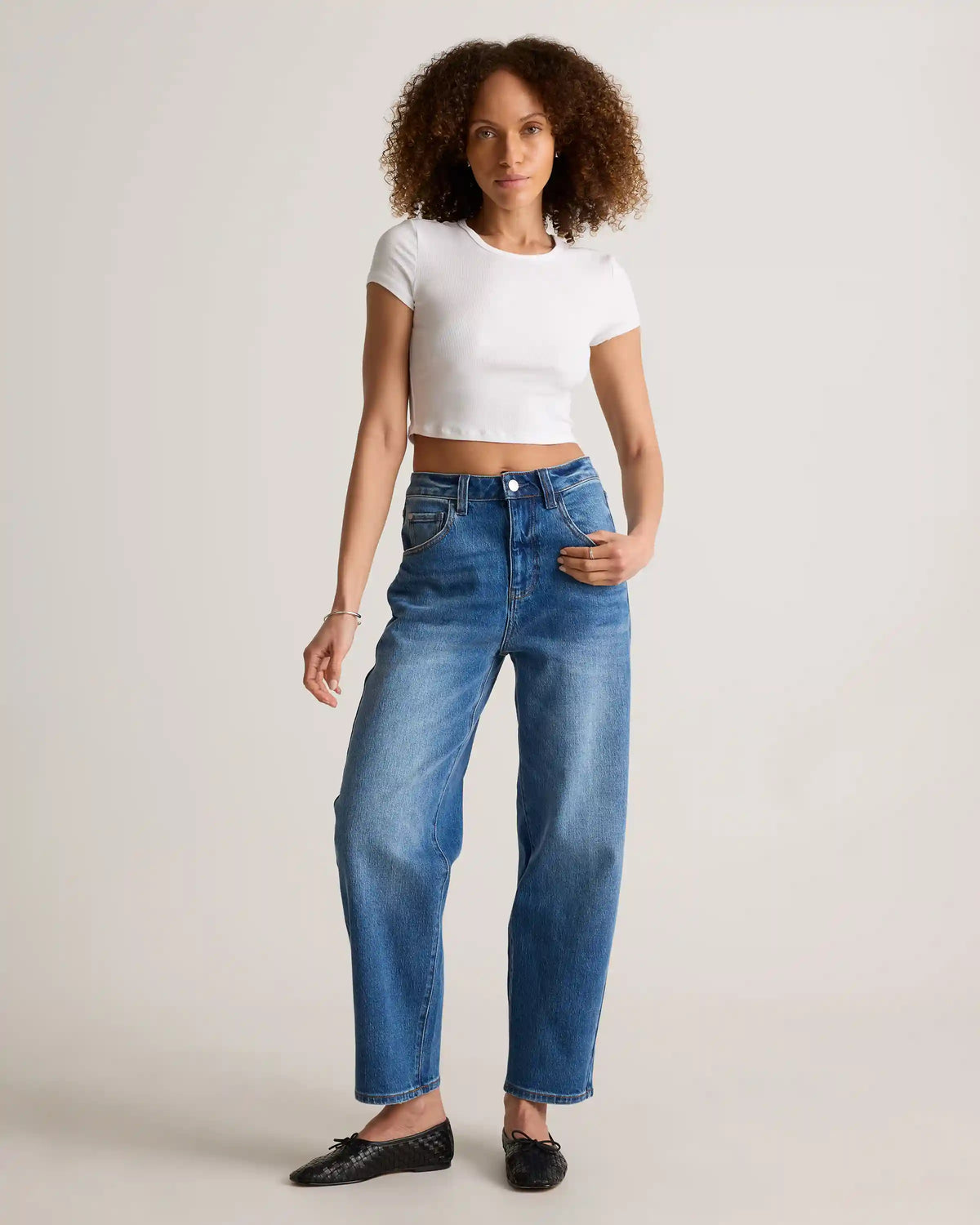 Bella Stretch Barrel Jeans