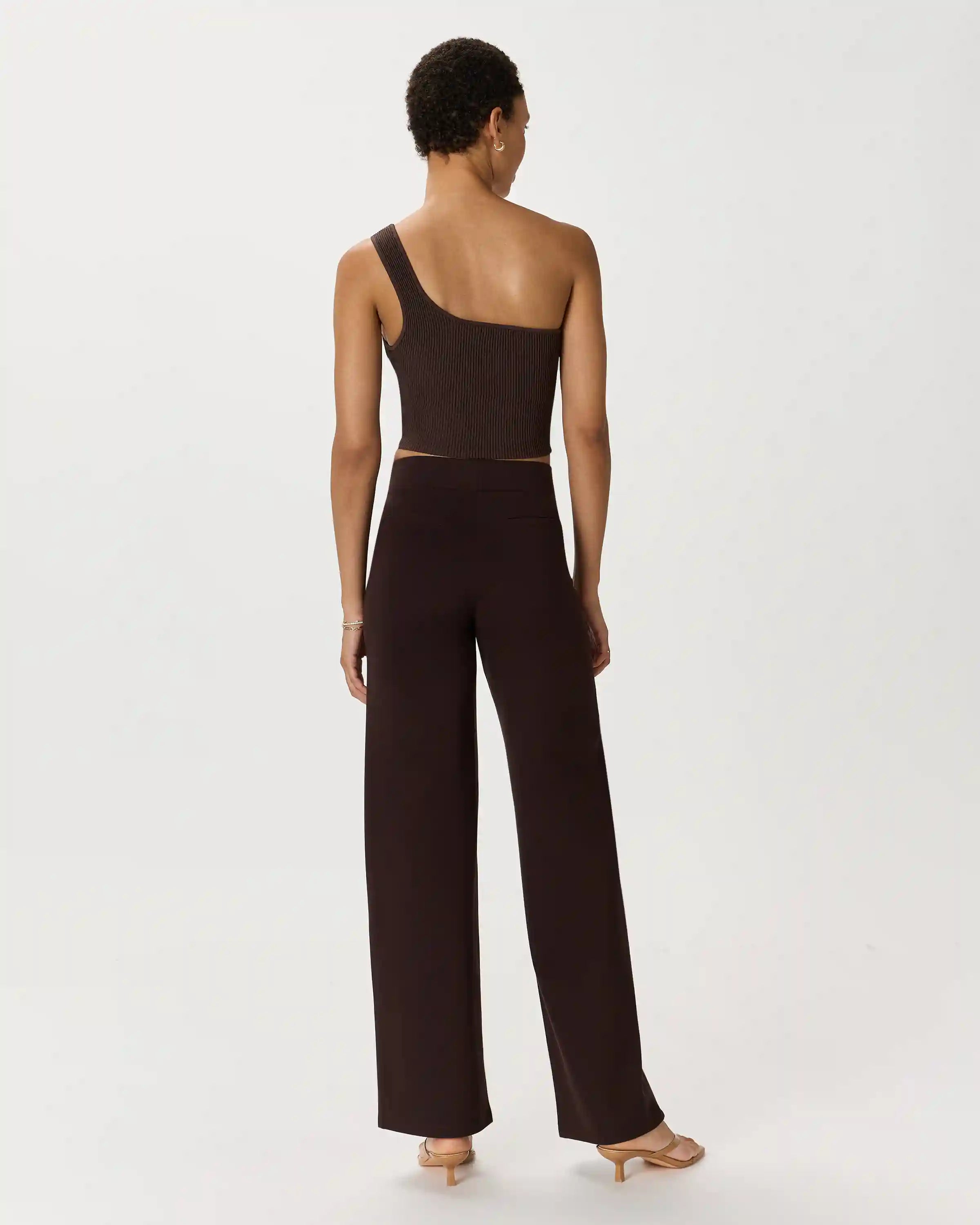 Ultra-Stretch Ponte Wide Leg Pants