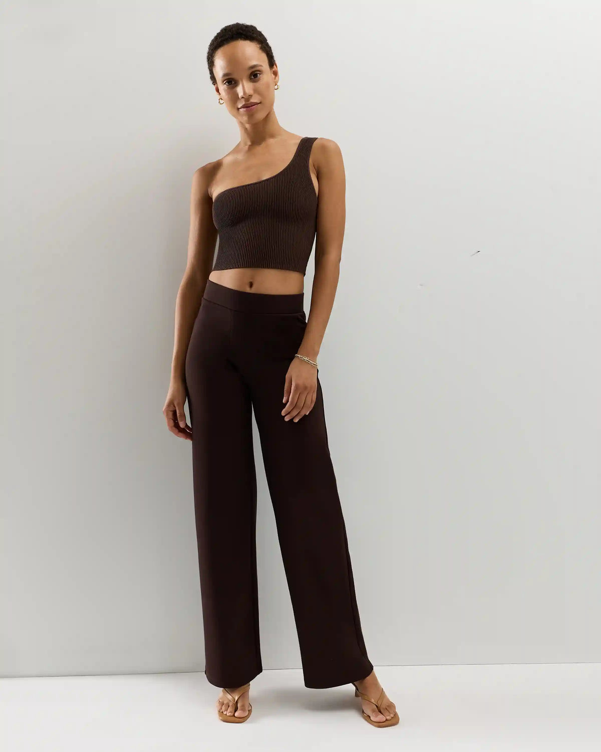 Ultra-Stretch Ponte Wide Leg Pants