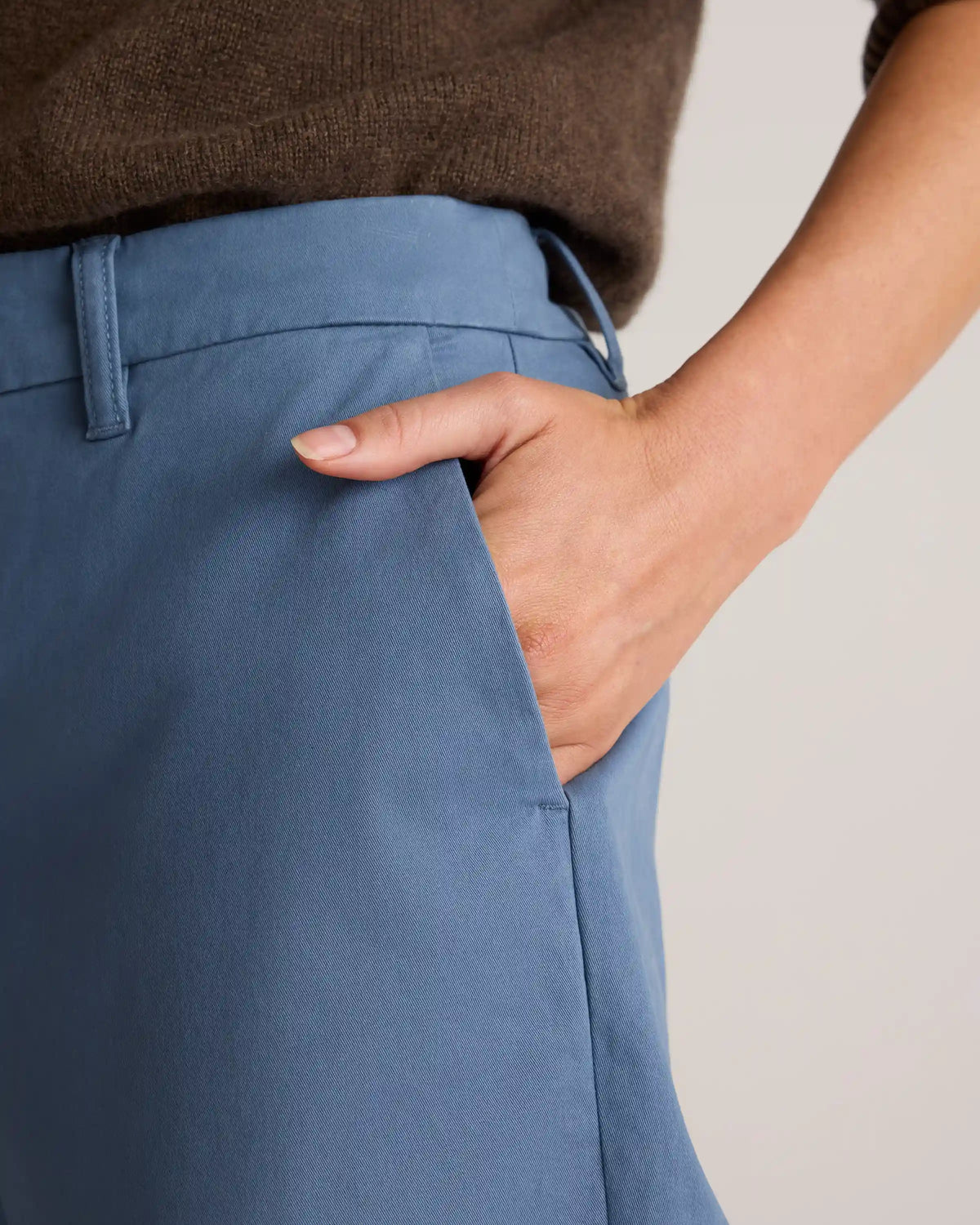 Organic Stretch Cotton Chino Pants