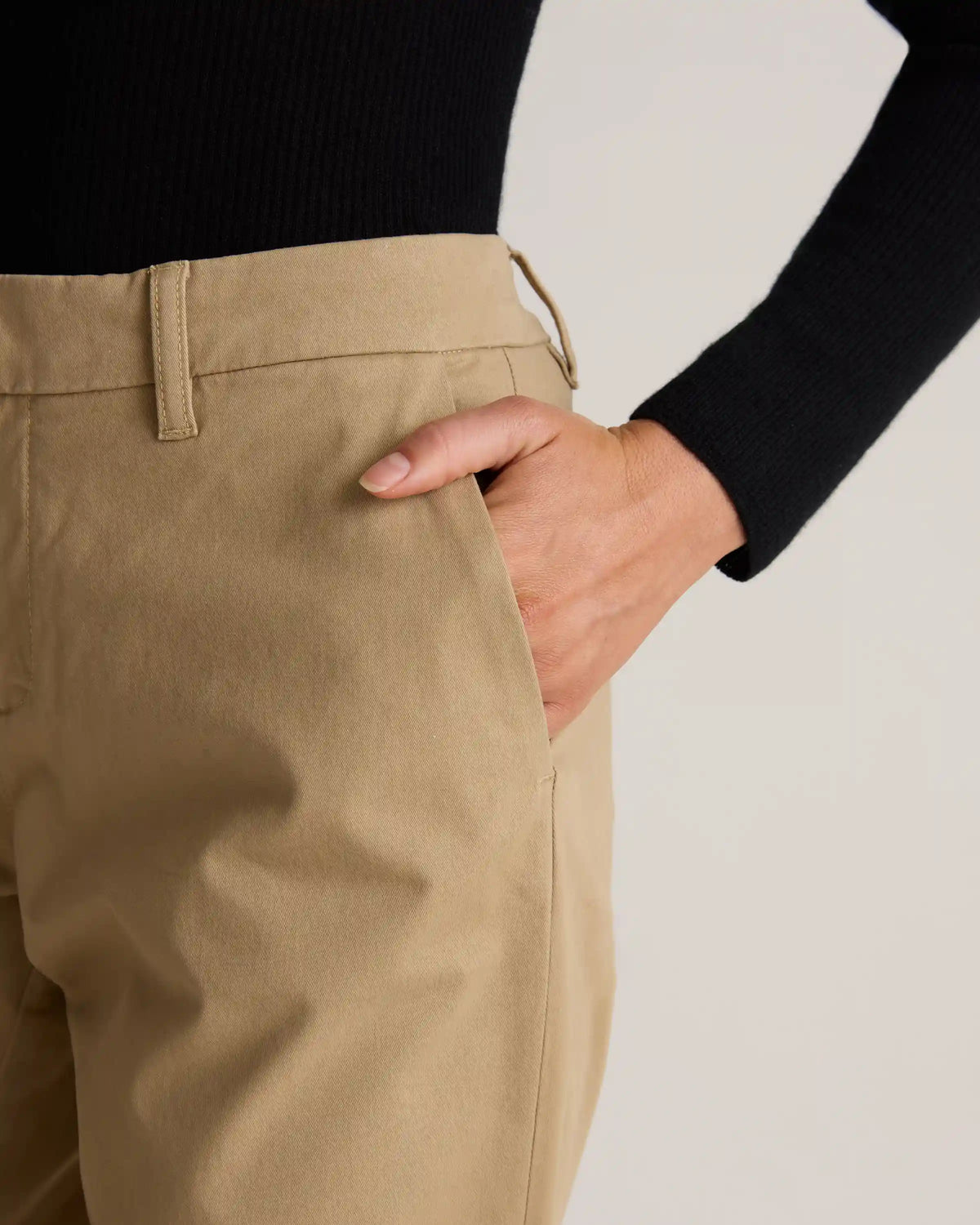 Organic Stretch Cotton Chino Pants