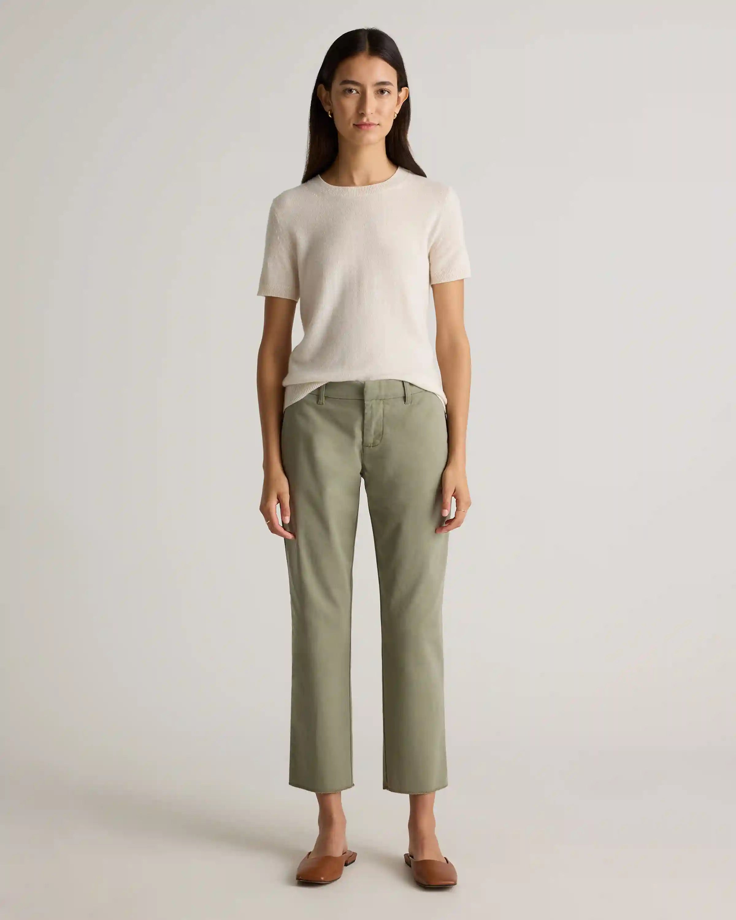 Organic Stretch Cotton Chino Pants