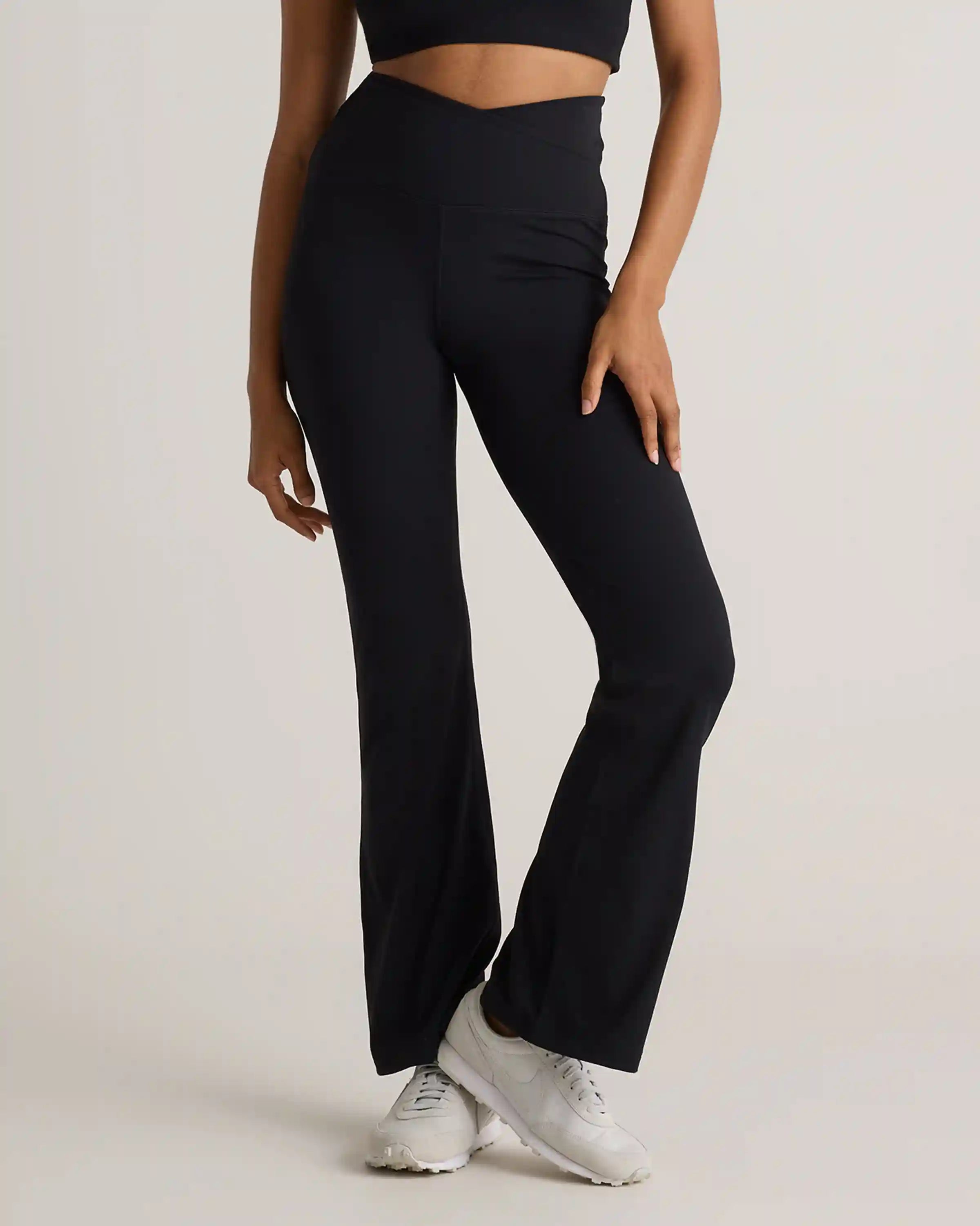 Ultra-Form High-Rise Crossover Flared Pant