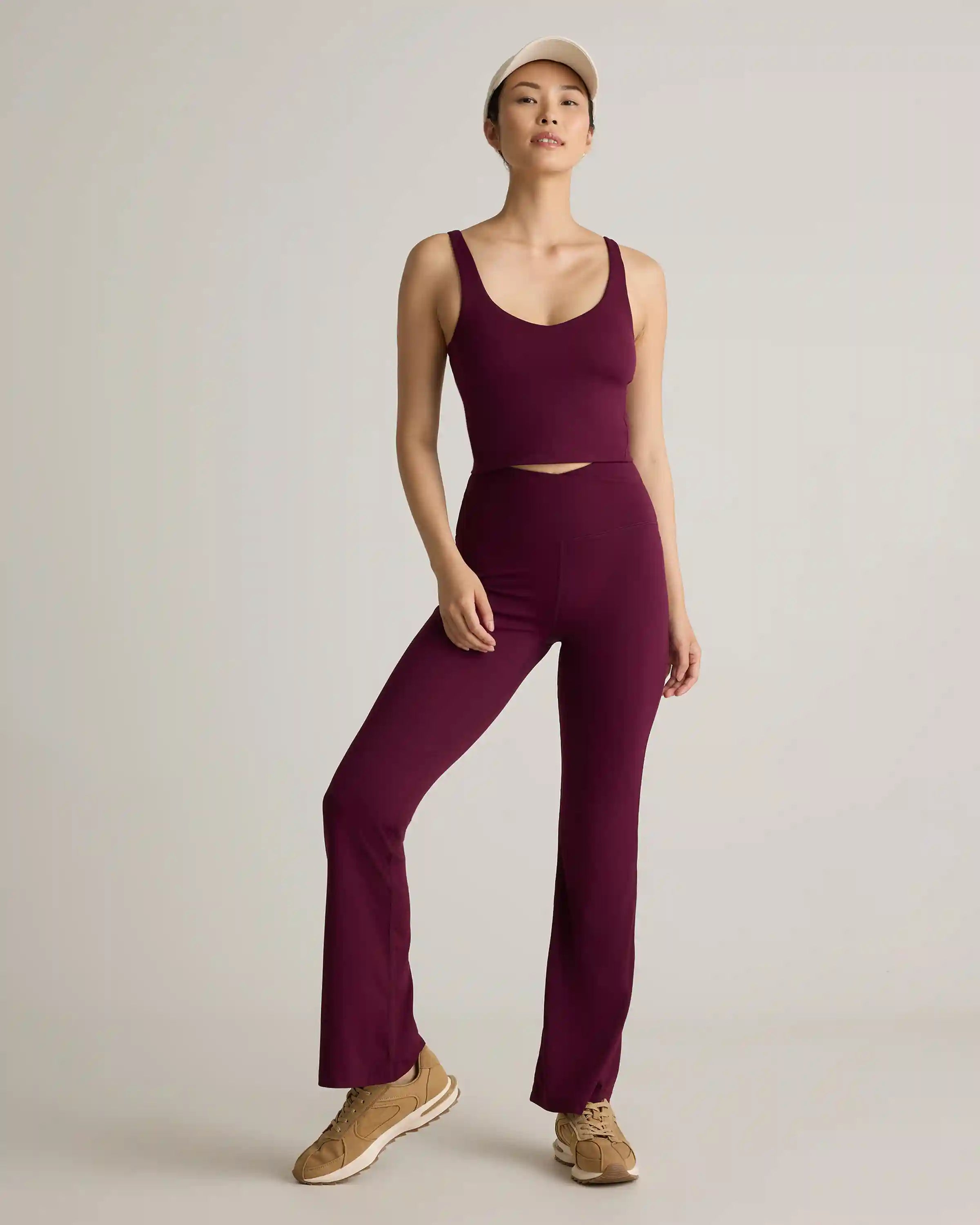 Ultra-Form High-Rise Crossover Flared Pant