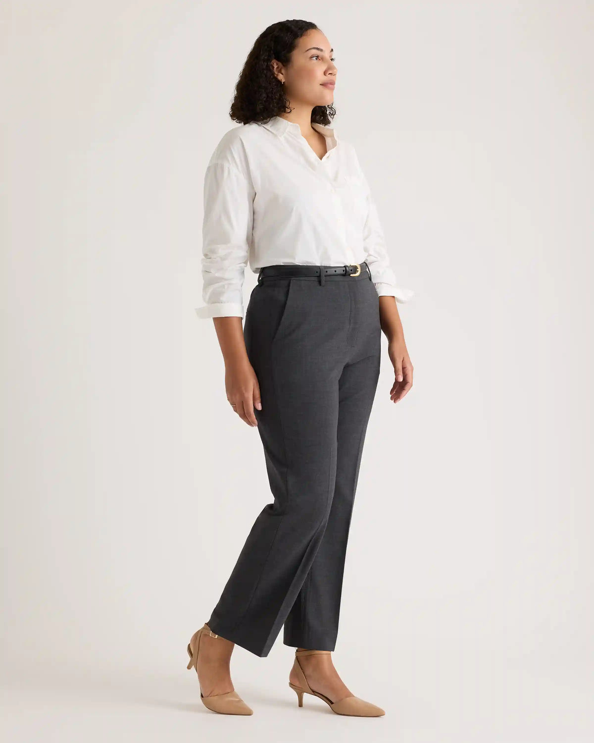 Italian Wool Straight Leg Pants